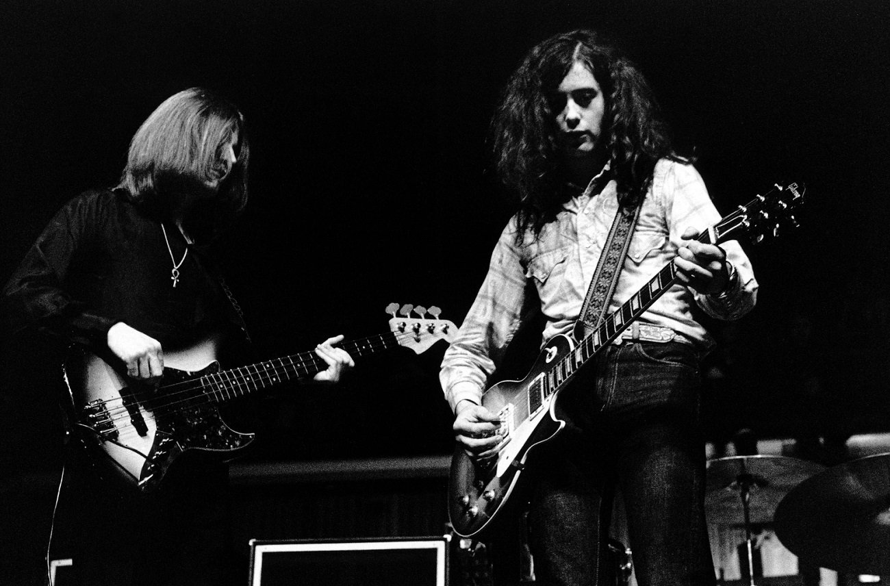 Led Zeppelin on stage in 1970