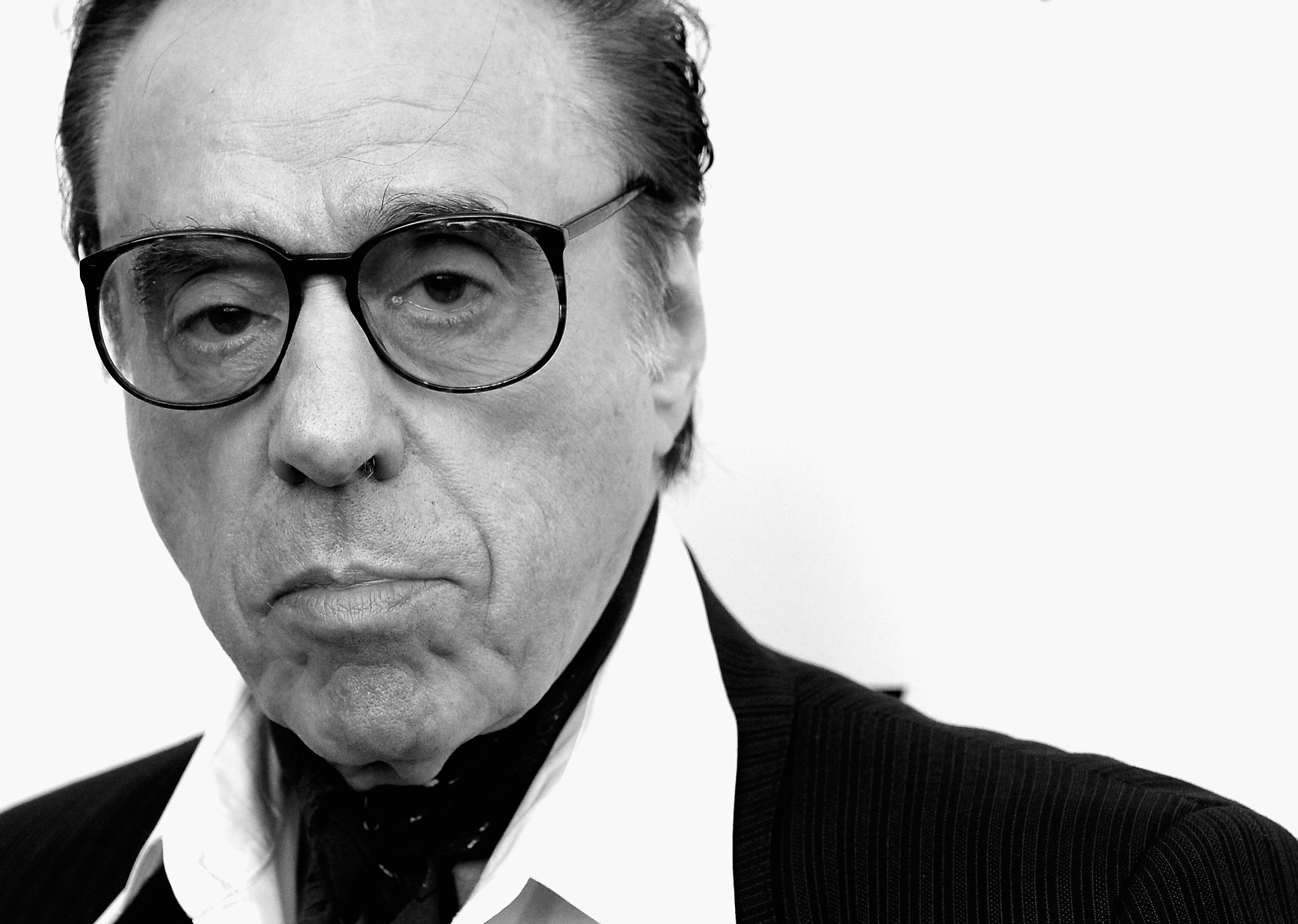 Peter Bogdanovich wearing glasses