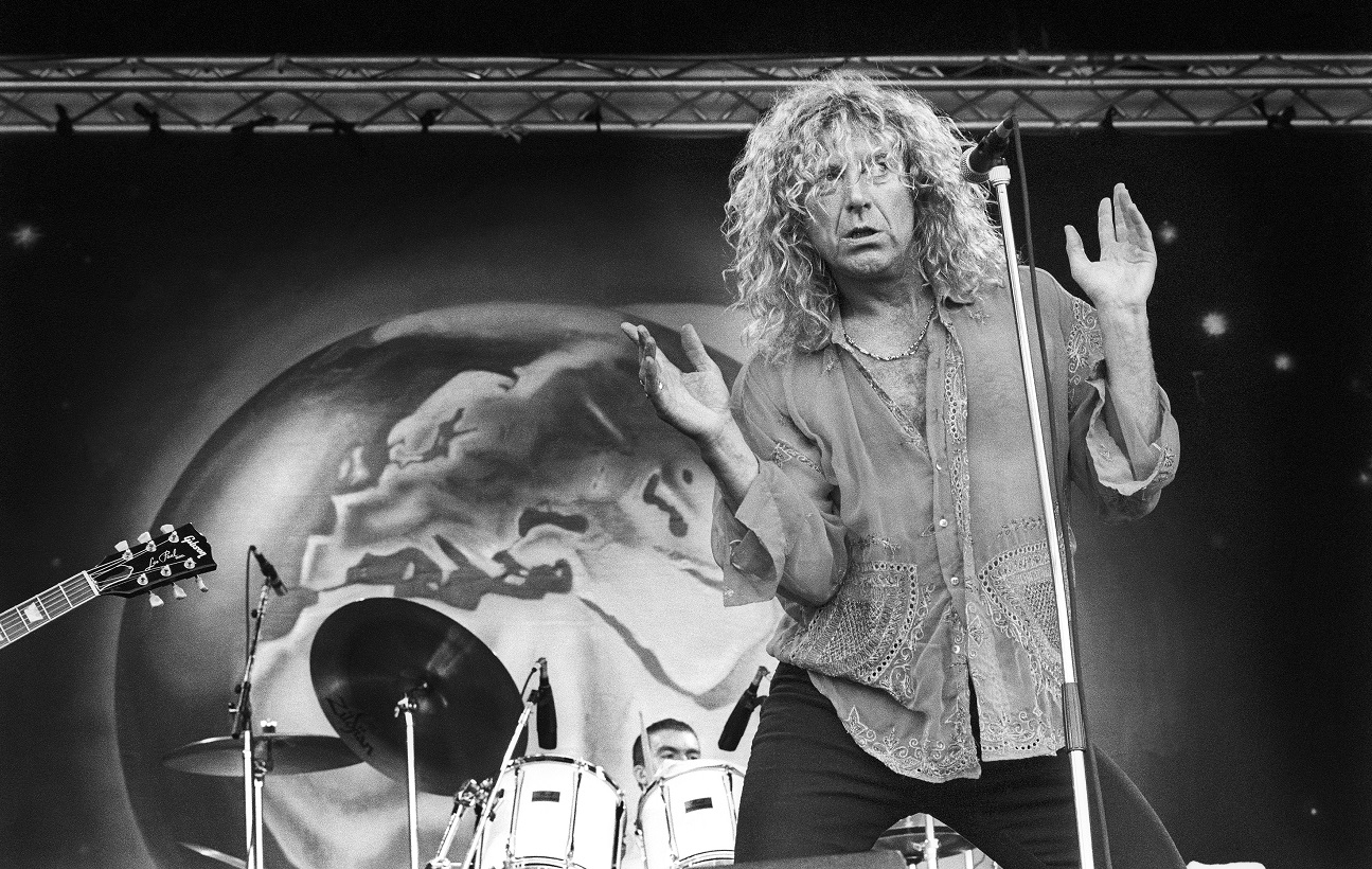 Robert Plant performs in 1993.