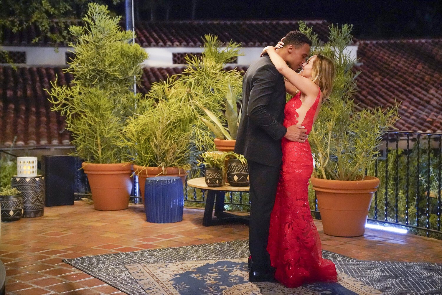 Dale Moss and Clare Crawley kiss and embrace