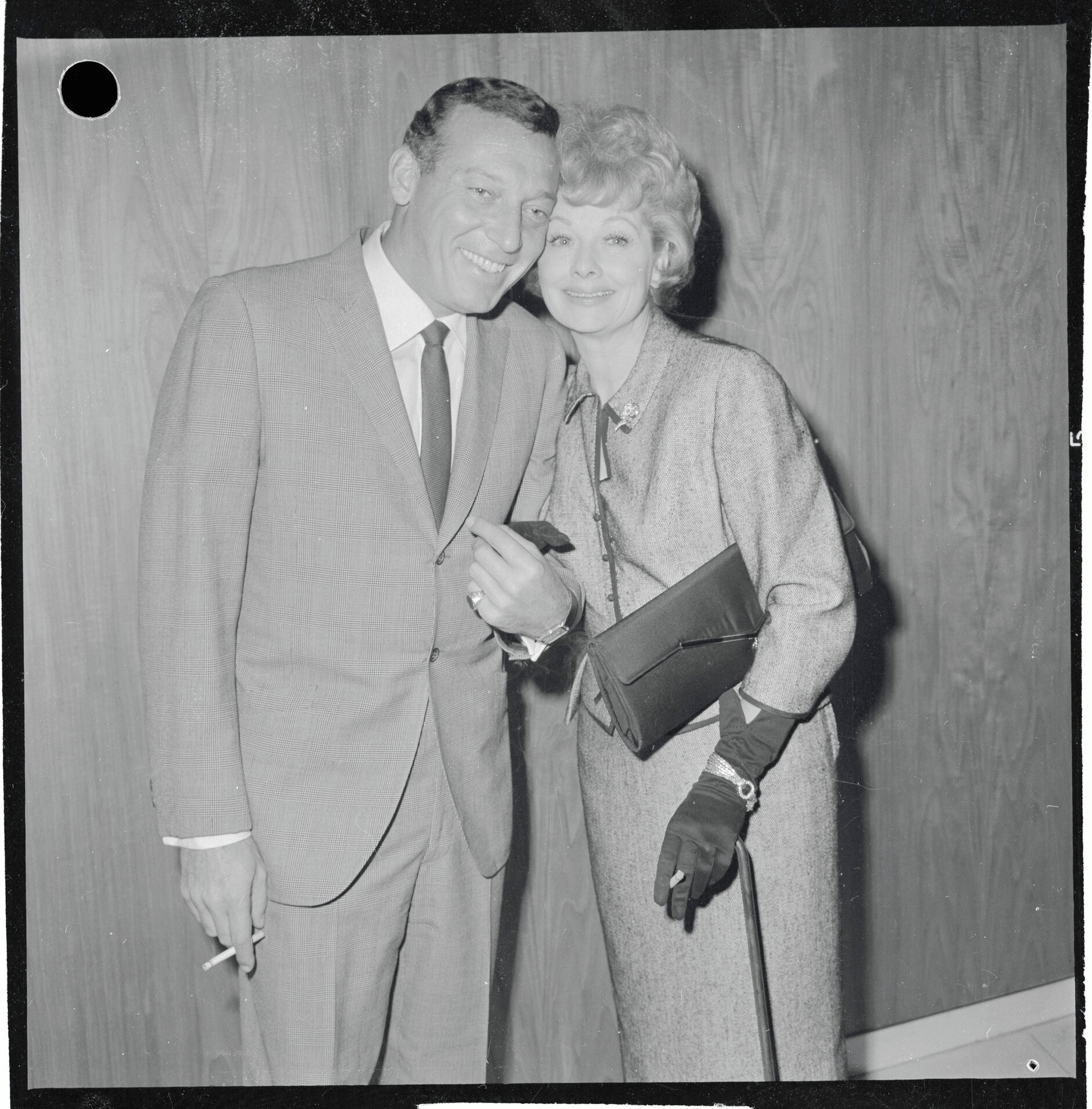Portrait of Lucille Ball and Gary Morton