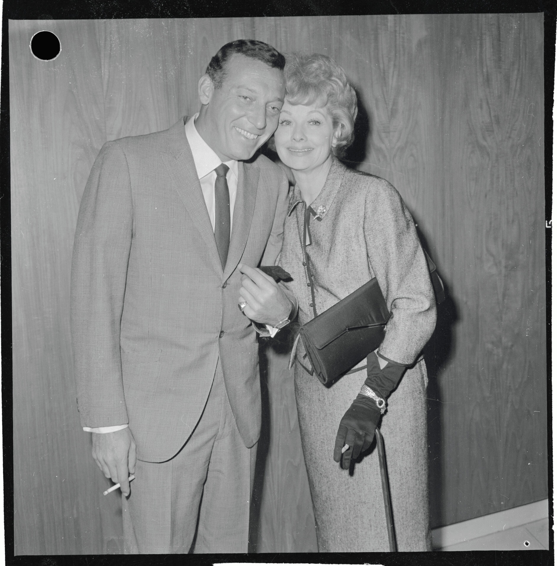 Portrait of Lucille Ball and Gary Morton