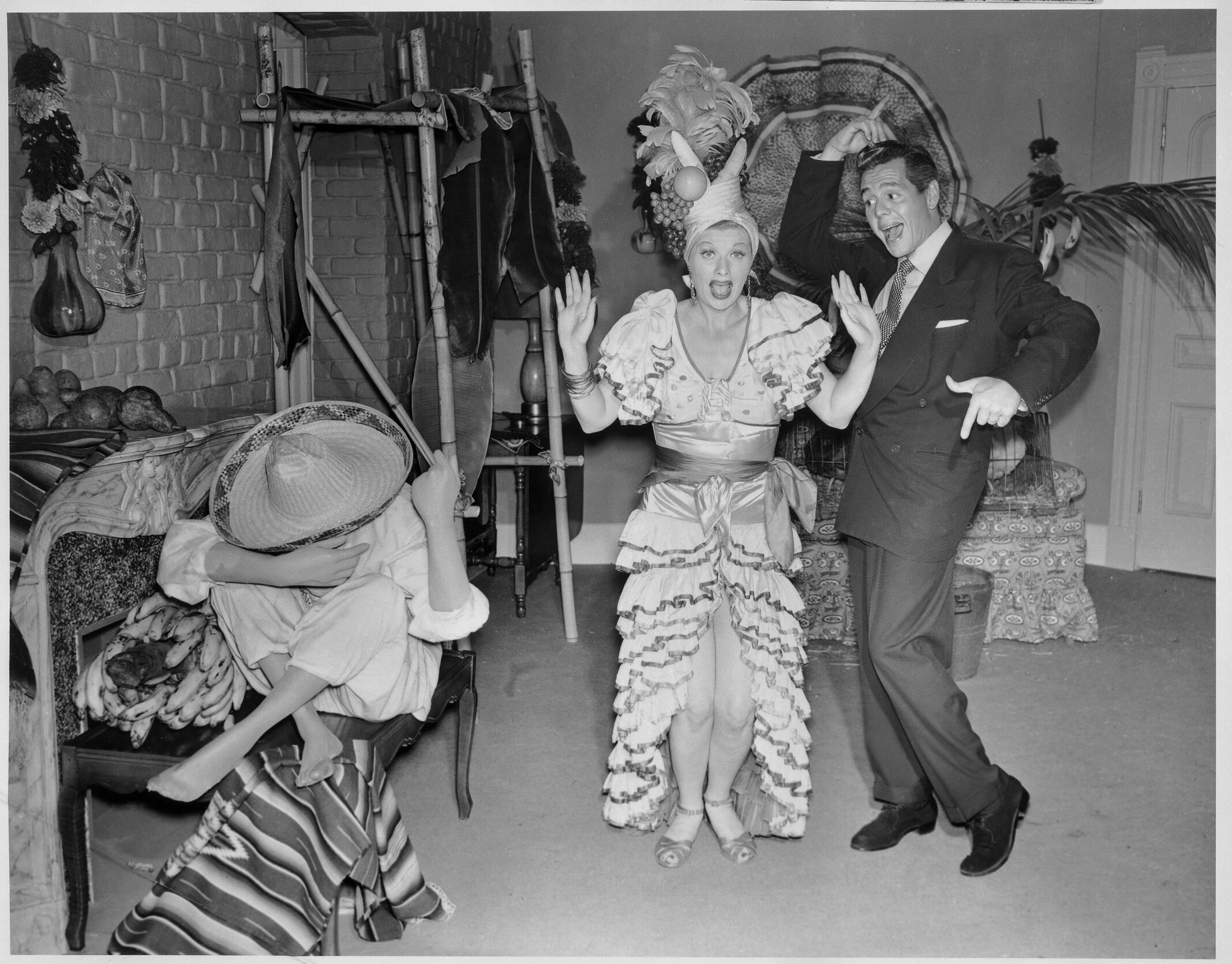 Lucille Ball And Desi Arnaz In 'I Love Lucy'