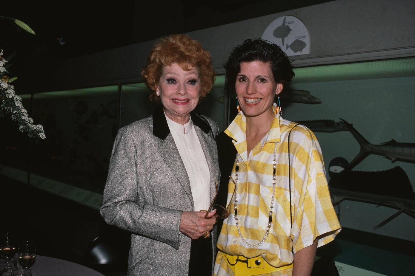 Lucille Ball and daughter Lucie Arnaz