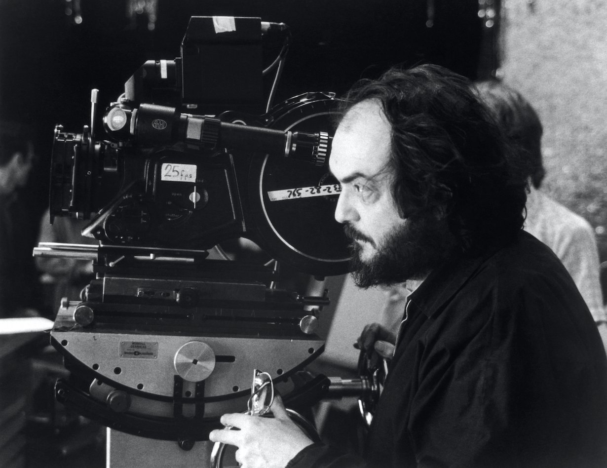 Stanley Kubrick on the set of 'The Shining'