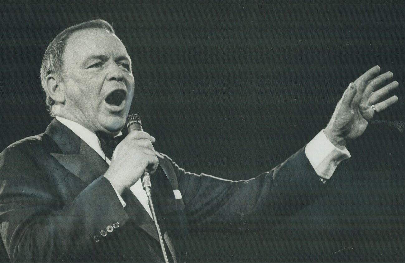 Frank Sinatra singing