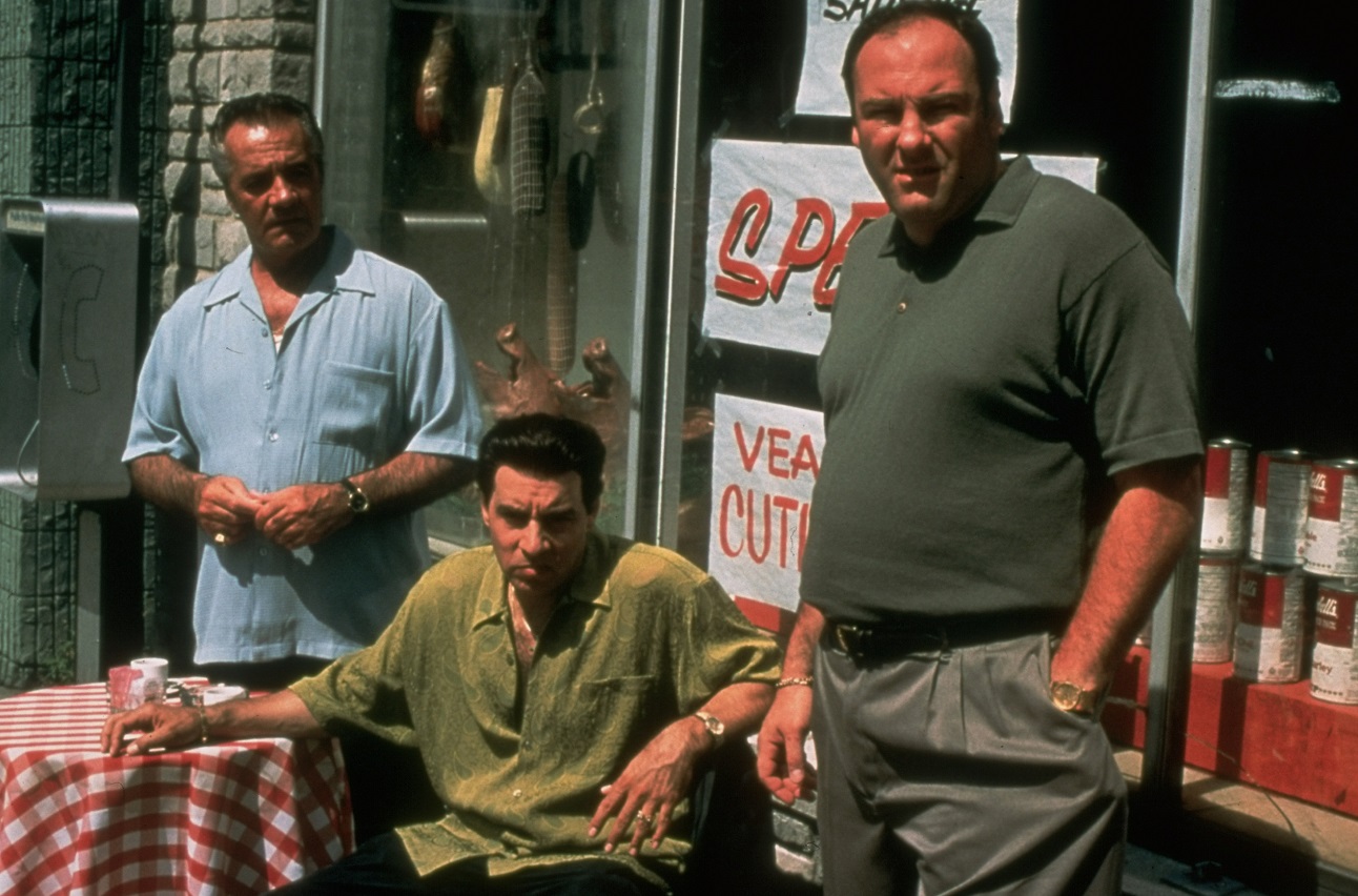 'Sopranos' characters outside Pork Store