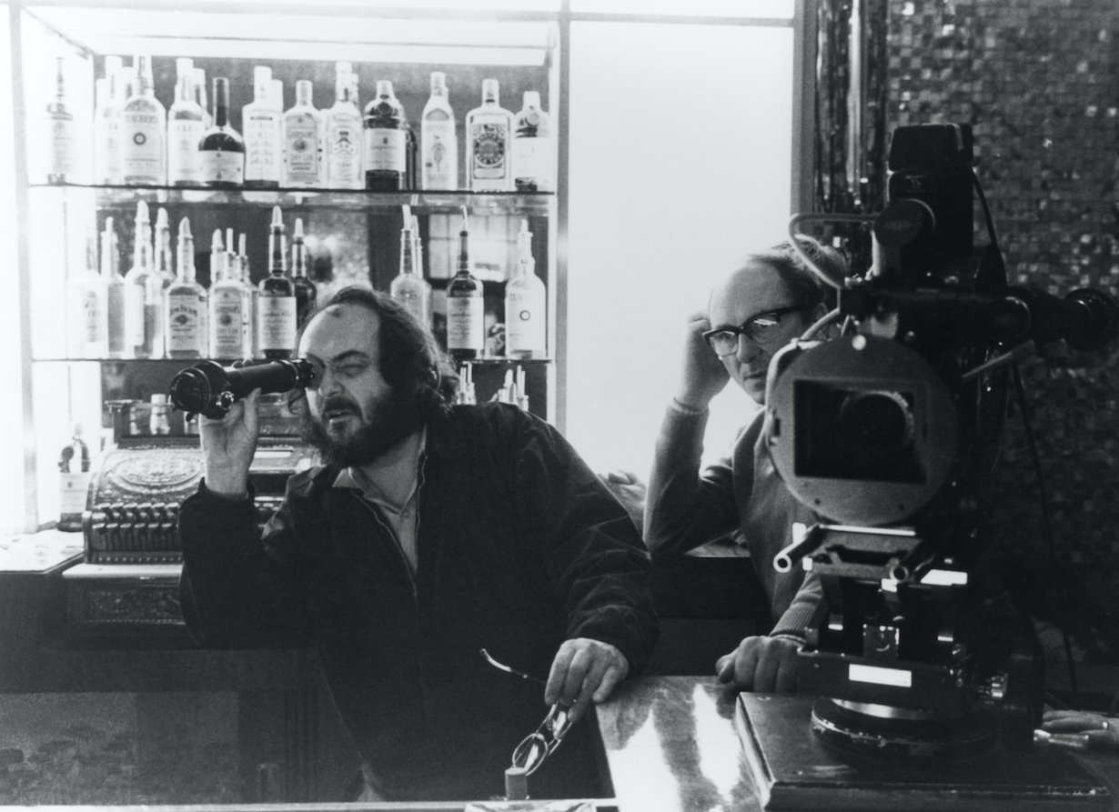 Stanley Kubrick on the set of 'The Shining'