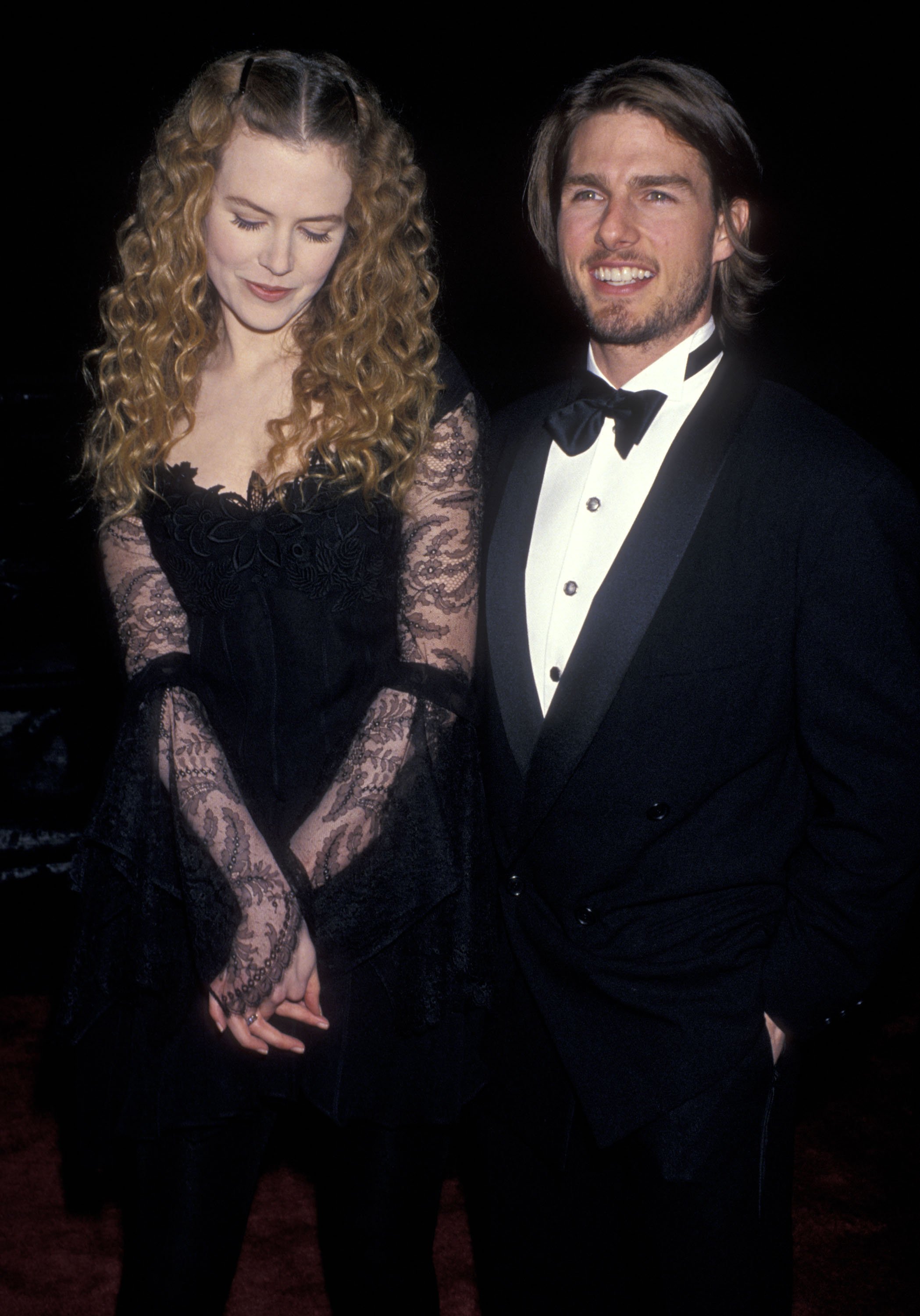 Nicole Kidman and Tom Cruise attend the 20th Annual People's Choice Awards on March 8, 1994