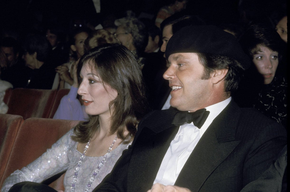 Anjelica Huston and Jack Nicholson