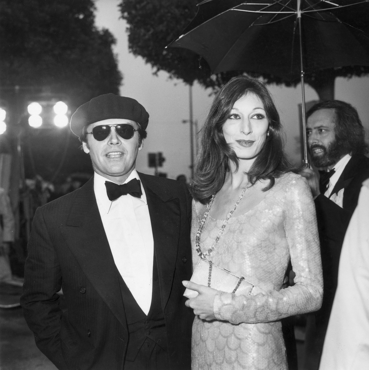 Jack Nicholson and Anjelica Huston