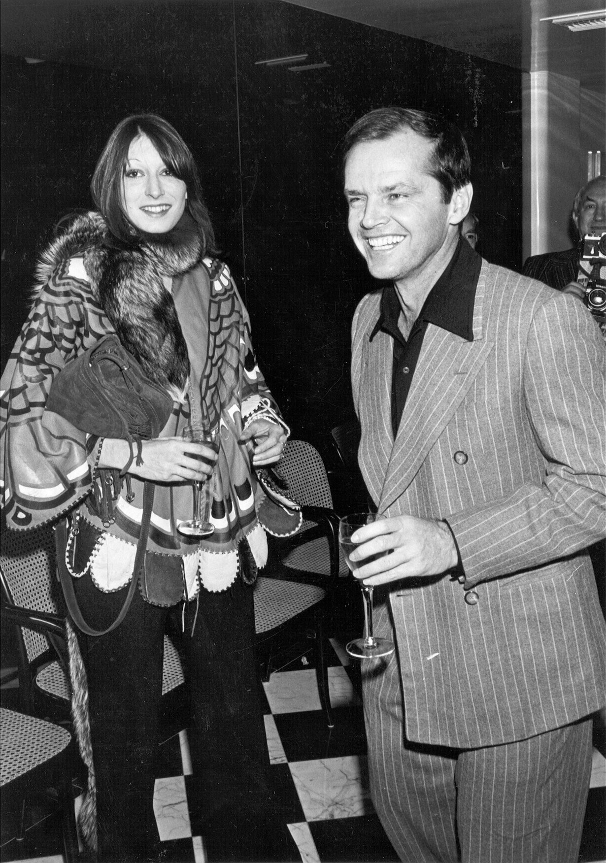 Jack Nicholson and Anjelica Huston