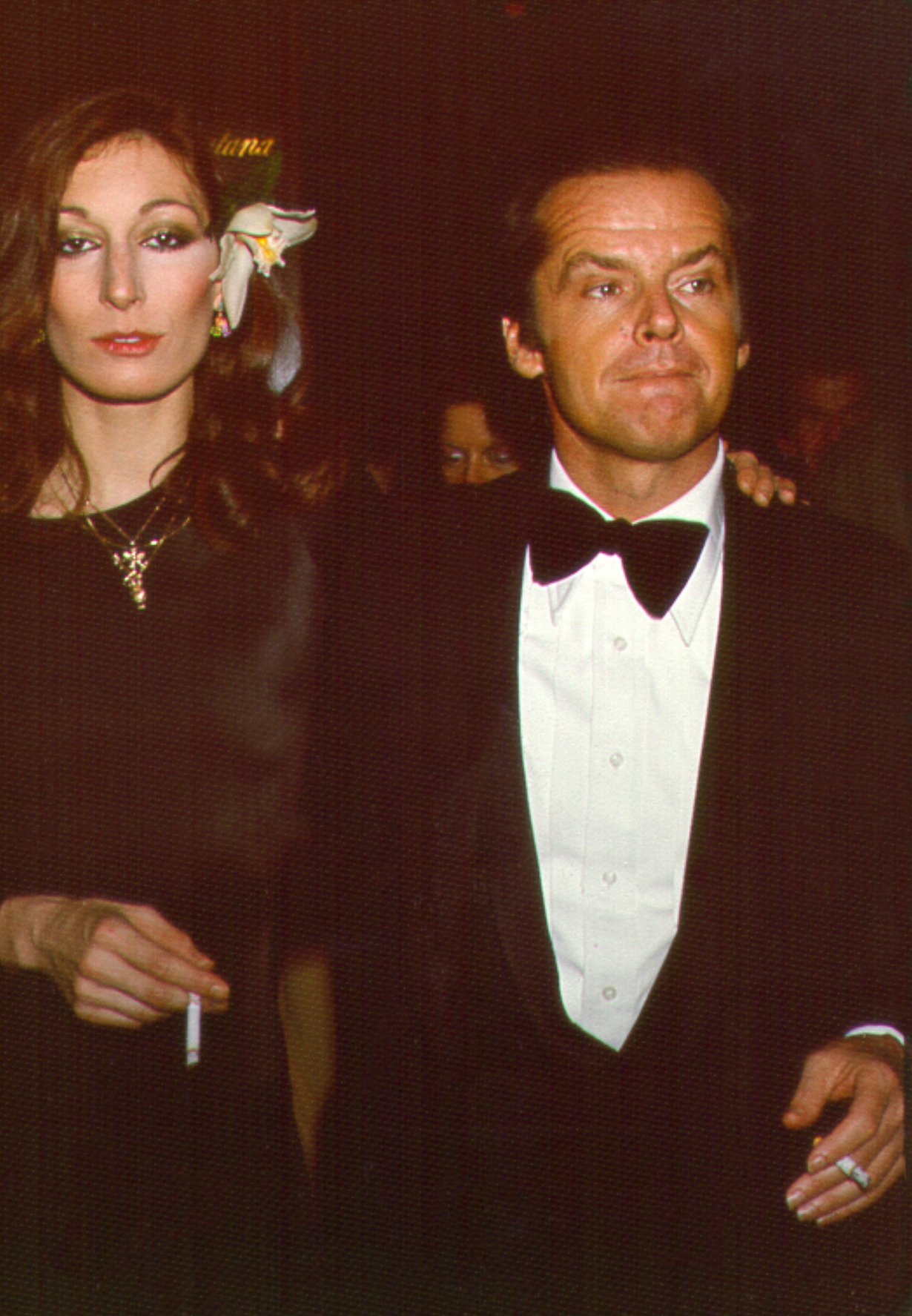 Jack Nicholson and Anjelica Huston