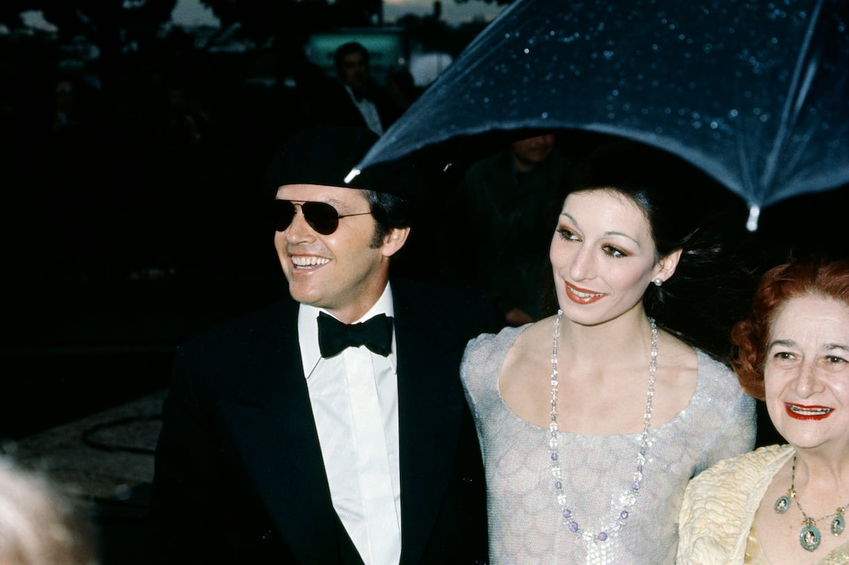 Jack Nicholson and Anjelica Huston