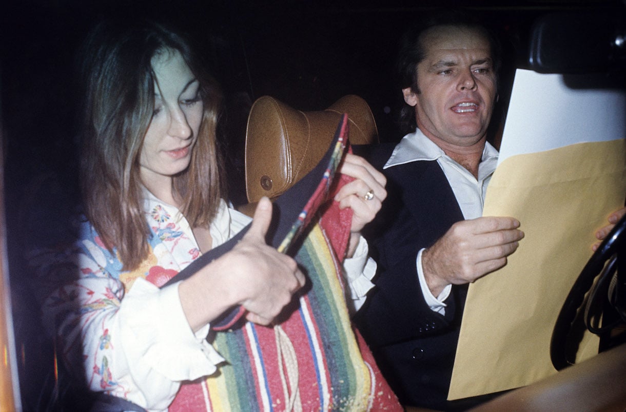 Anjelica Huston and Jack Nicholson