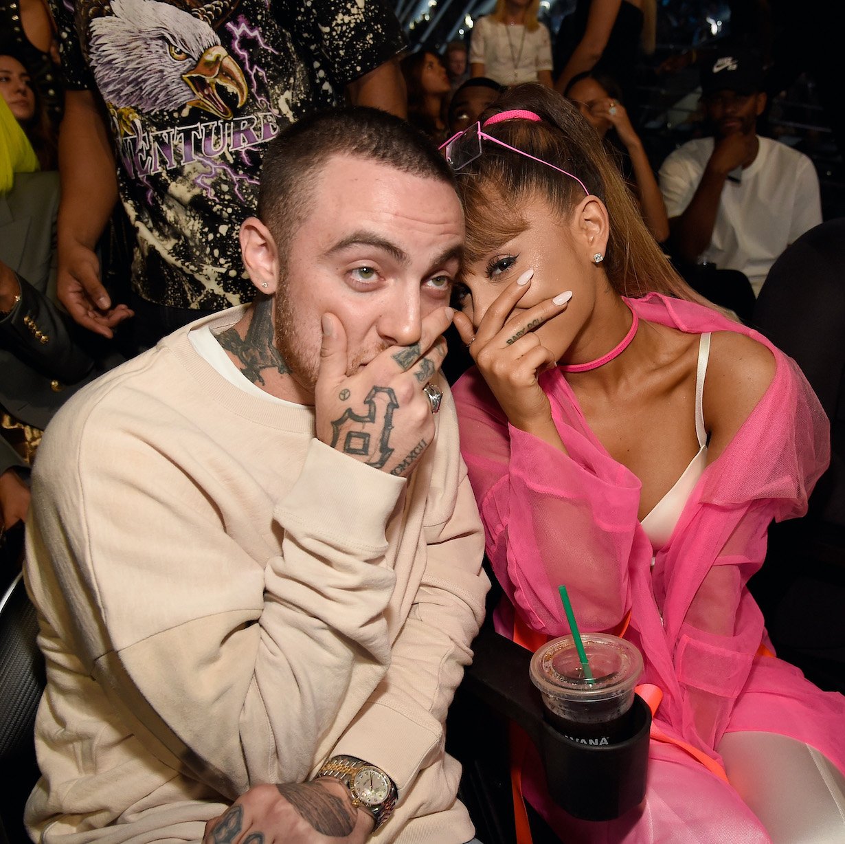 Ariana Grande and Mac Miller