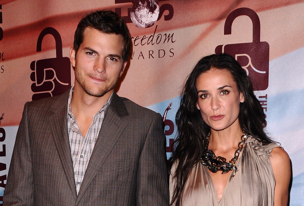 Ashton Kutcher and Demi Moore