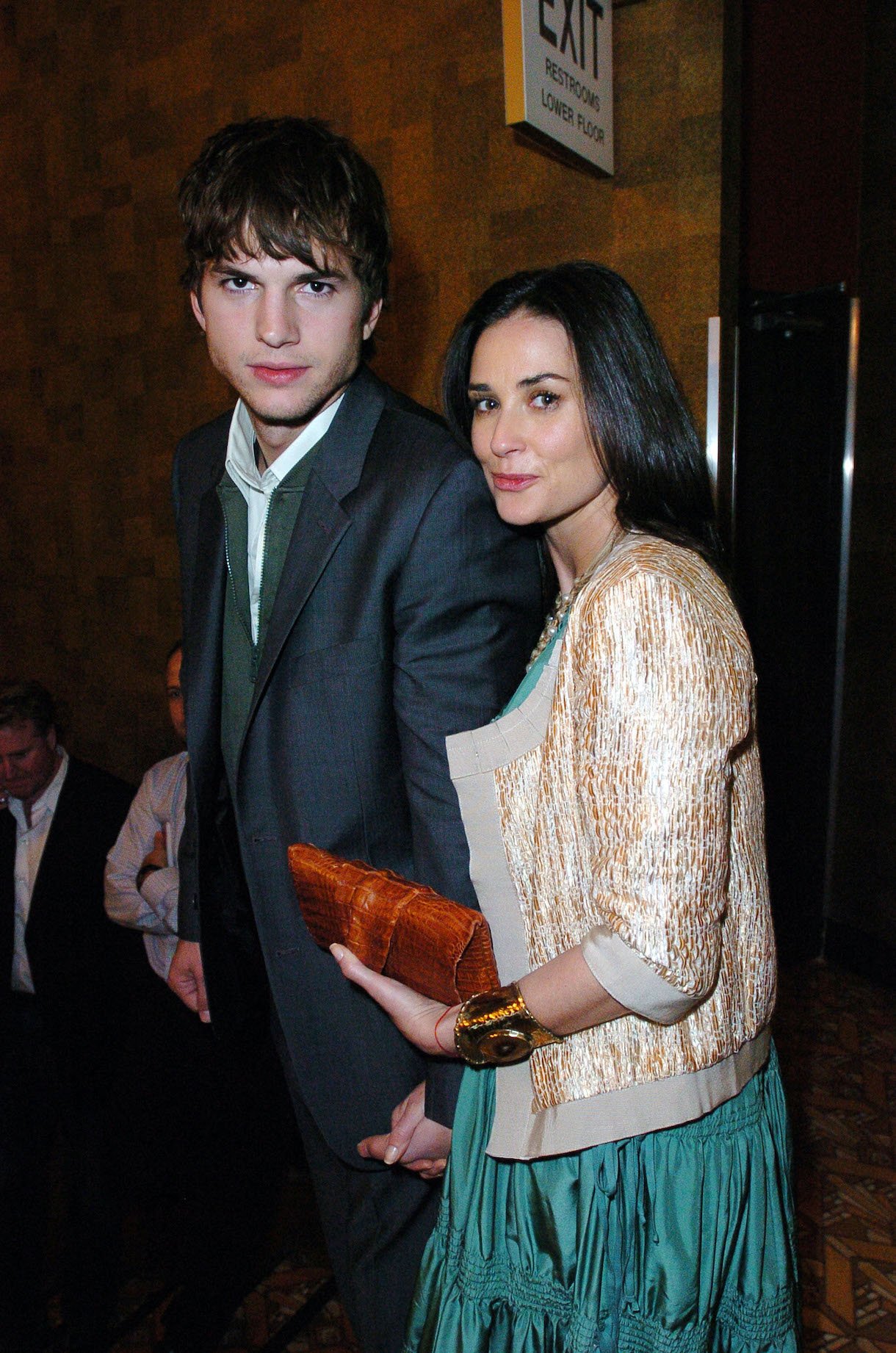 Ashton Kutcher and Demi Moore