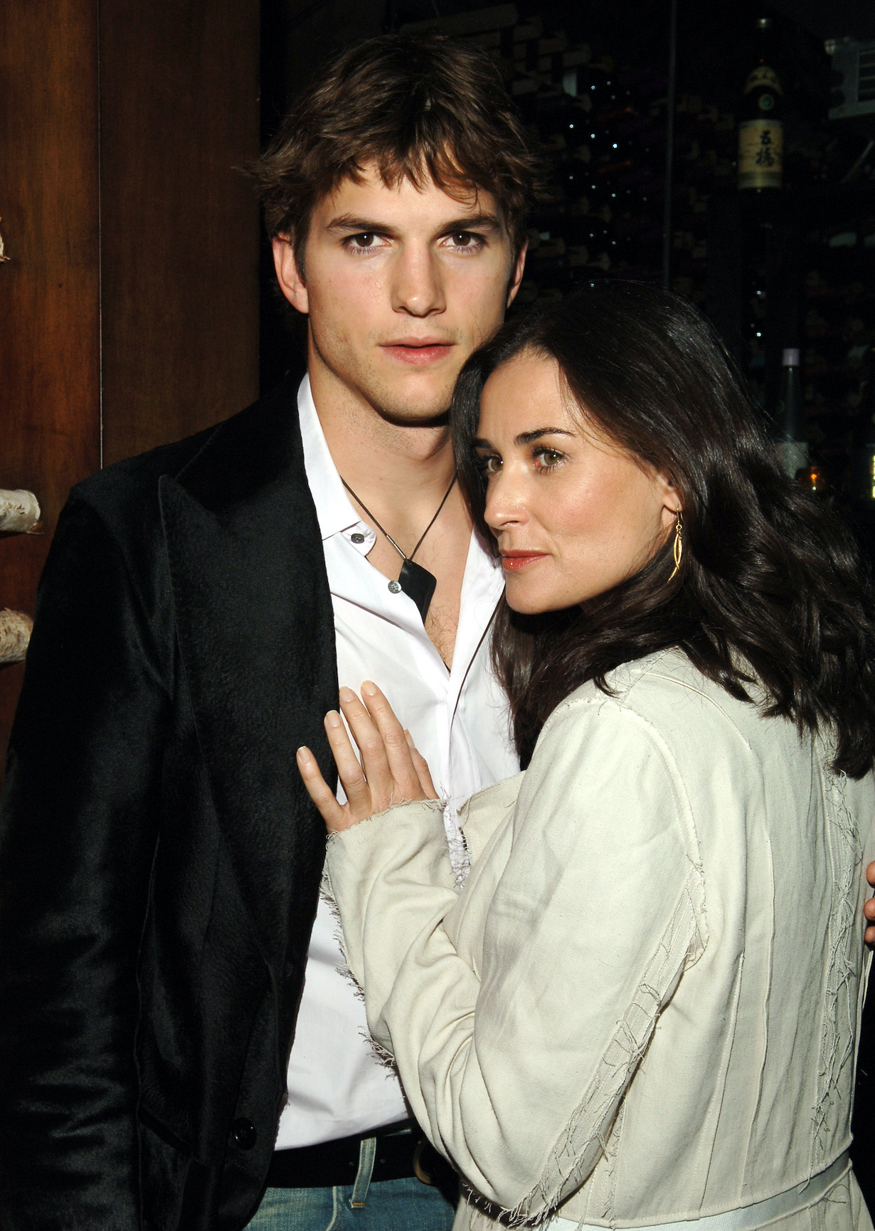 Ashton Kutcher and Demi Moore