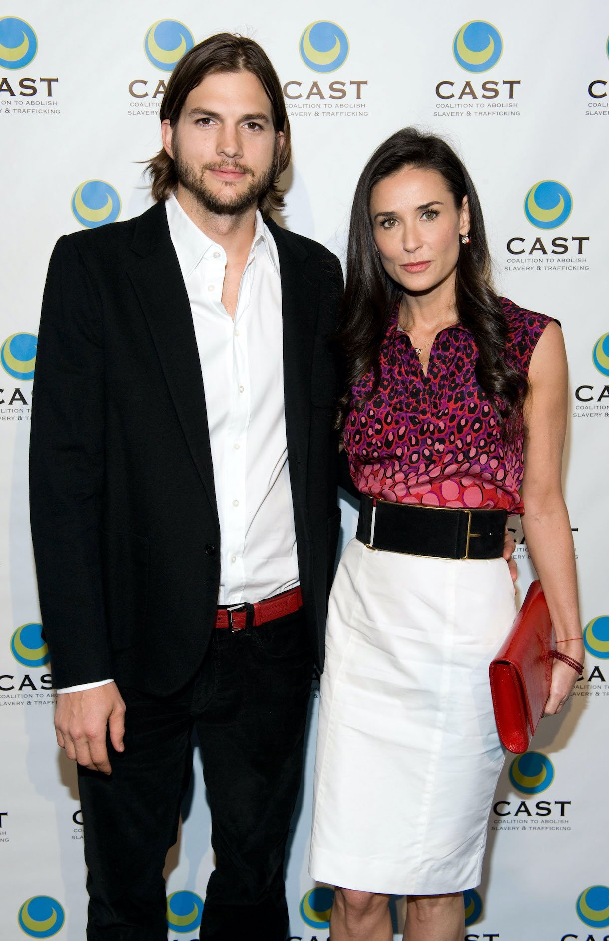 Ashton Kutcher and Demi Moore