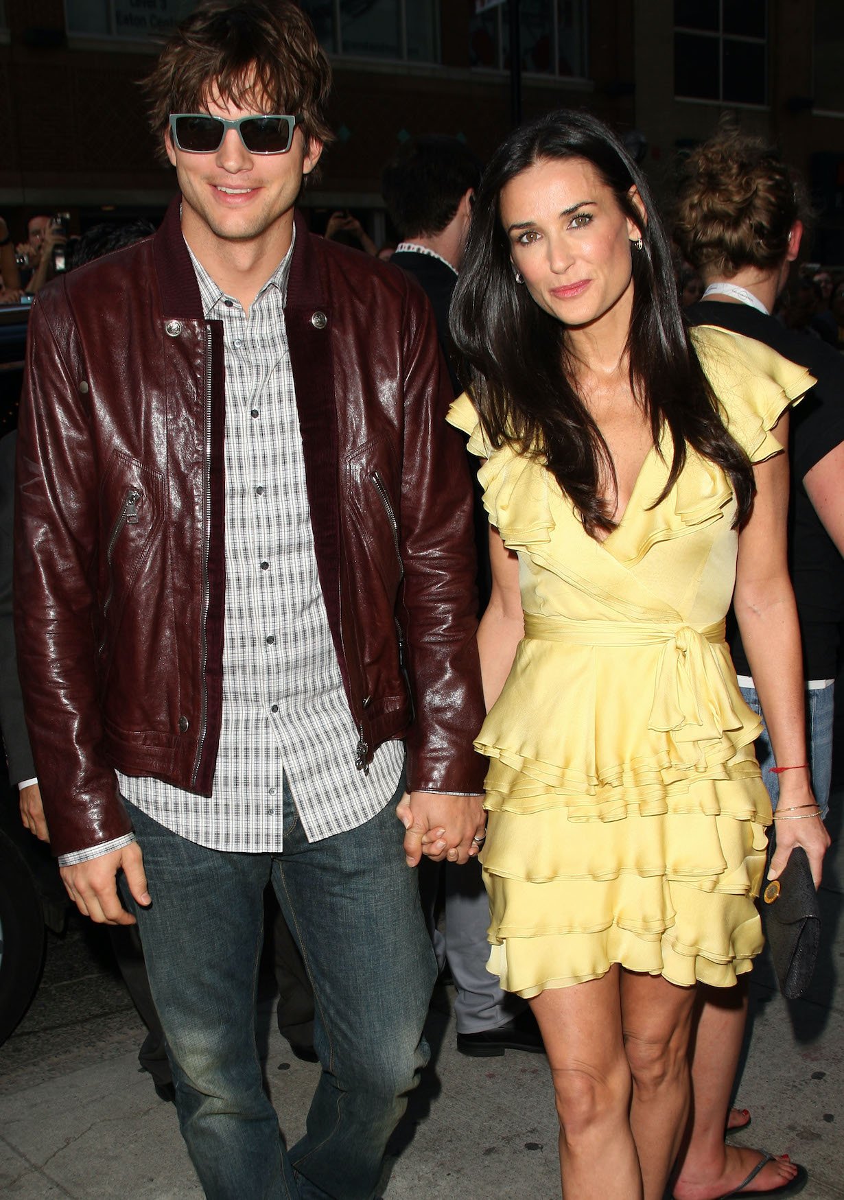 Ashton Kutcher and Demi Moore