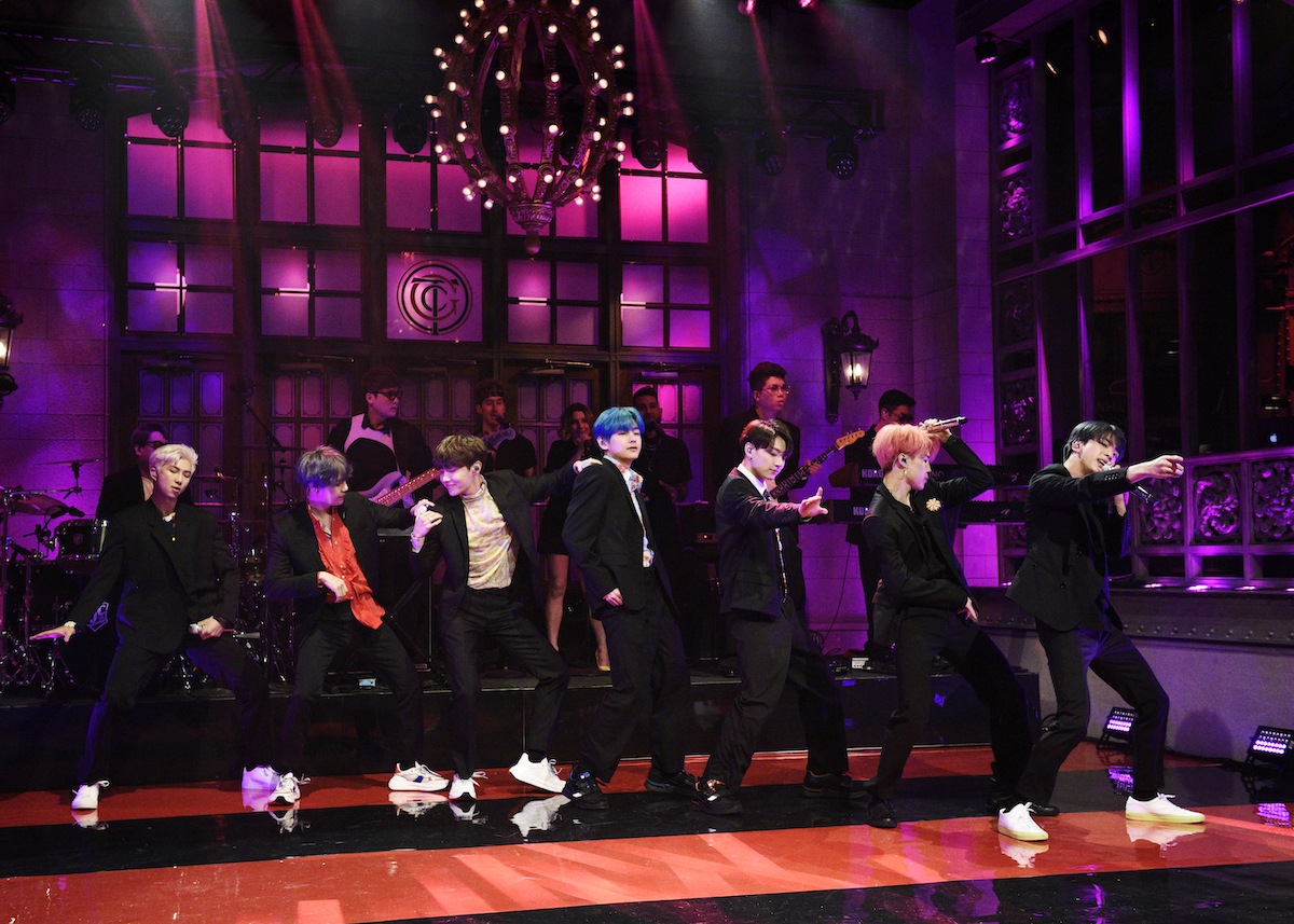 BTS performs 'Boy With Luv' on 'Saturday Night Live'