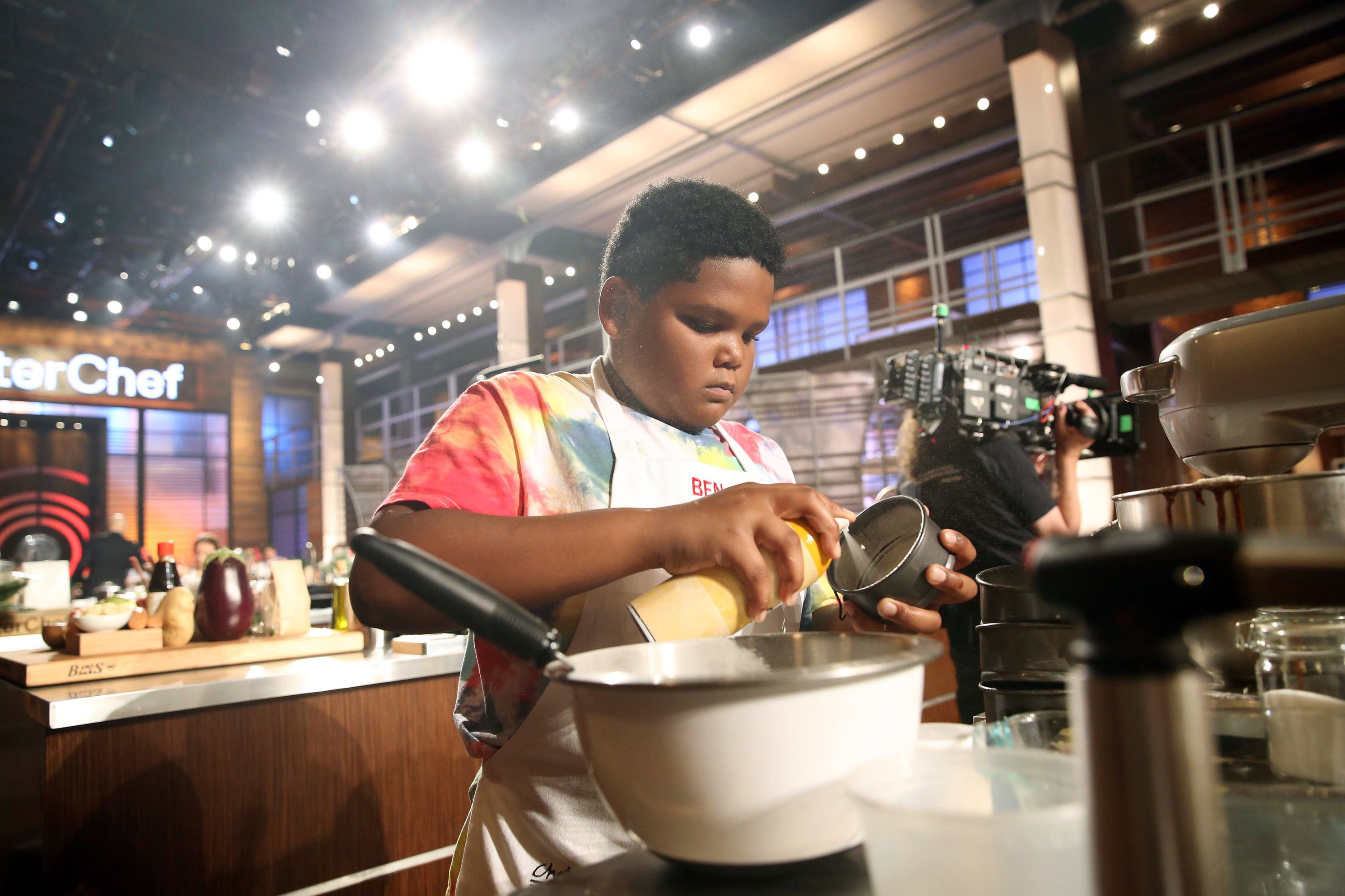 Ben Watkins competes on 'Masterchef Junior'