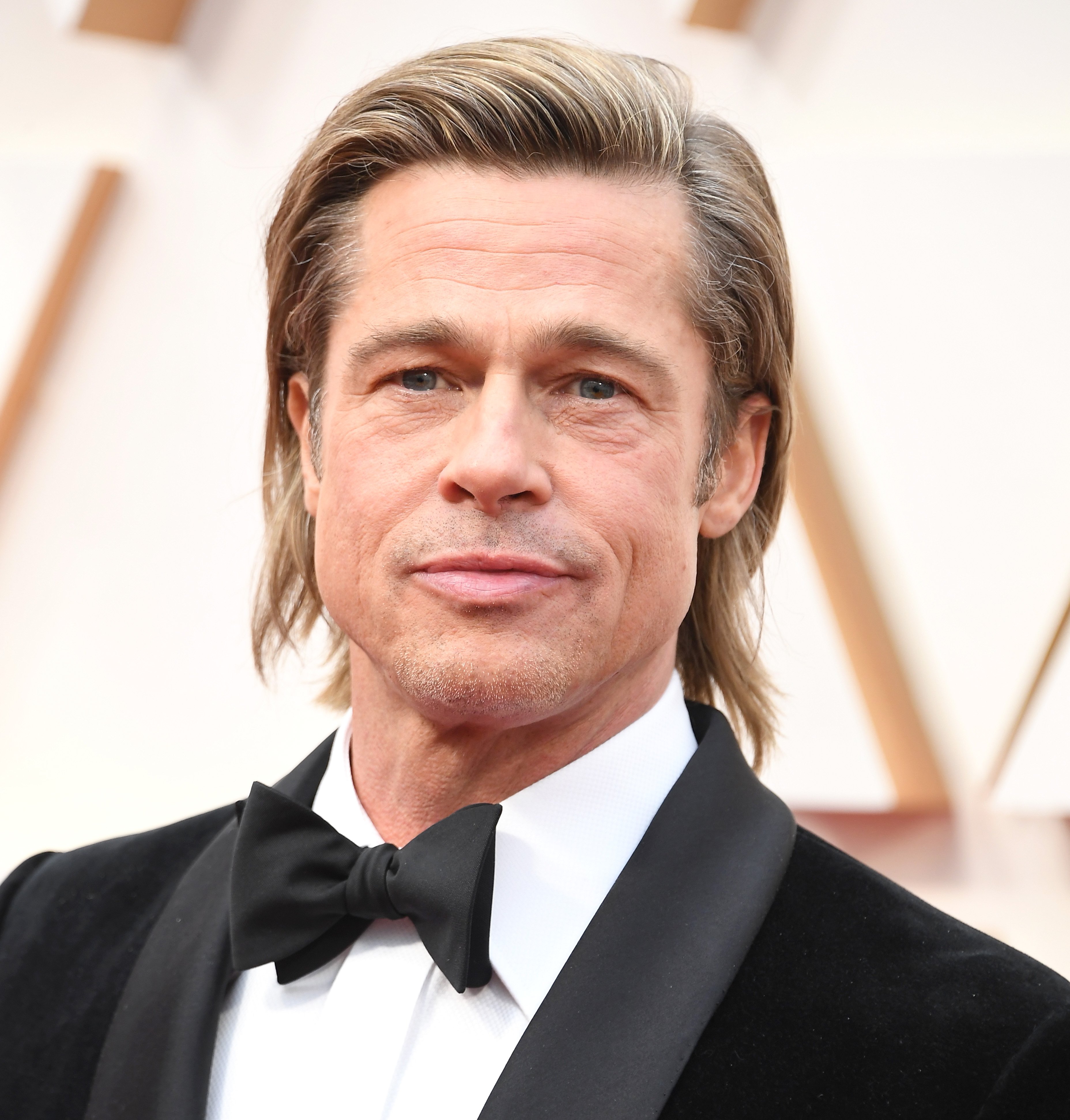 Brad Pitt arrives at the 92nd Annual Academy Awards at Hollywood and Highland