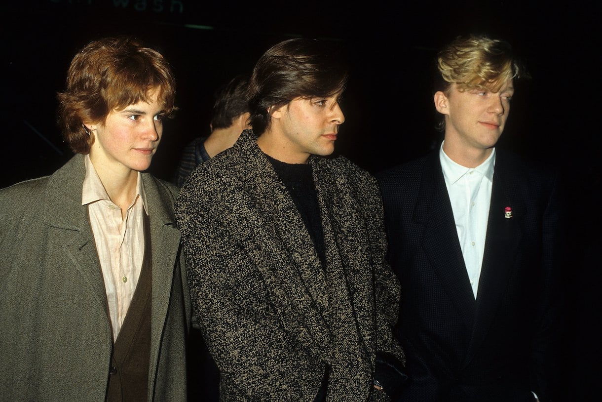 Ally Sheedy, actor Judd Nelson and actor Anthony Michael Hall in 1986