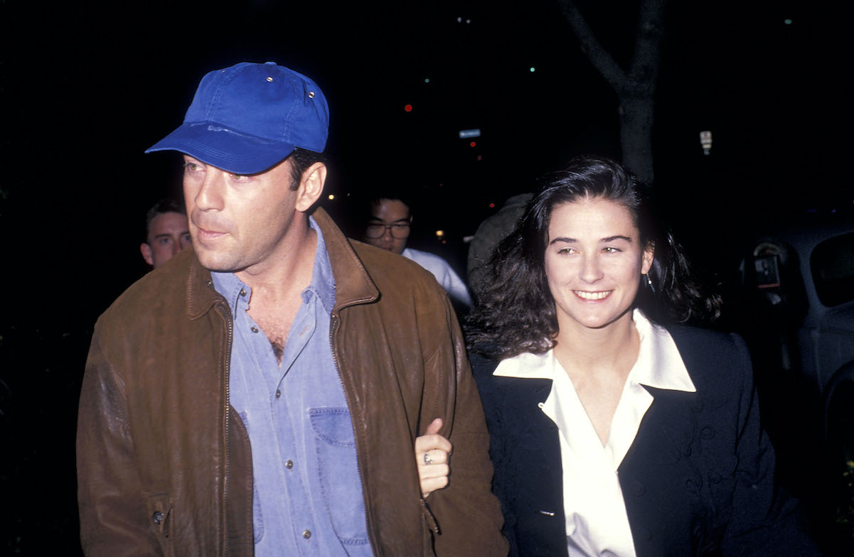 Bruce Willis and Demi Moore