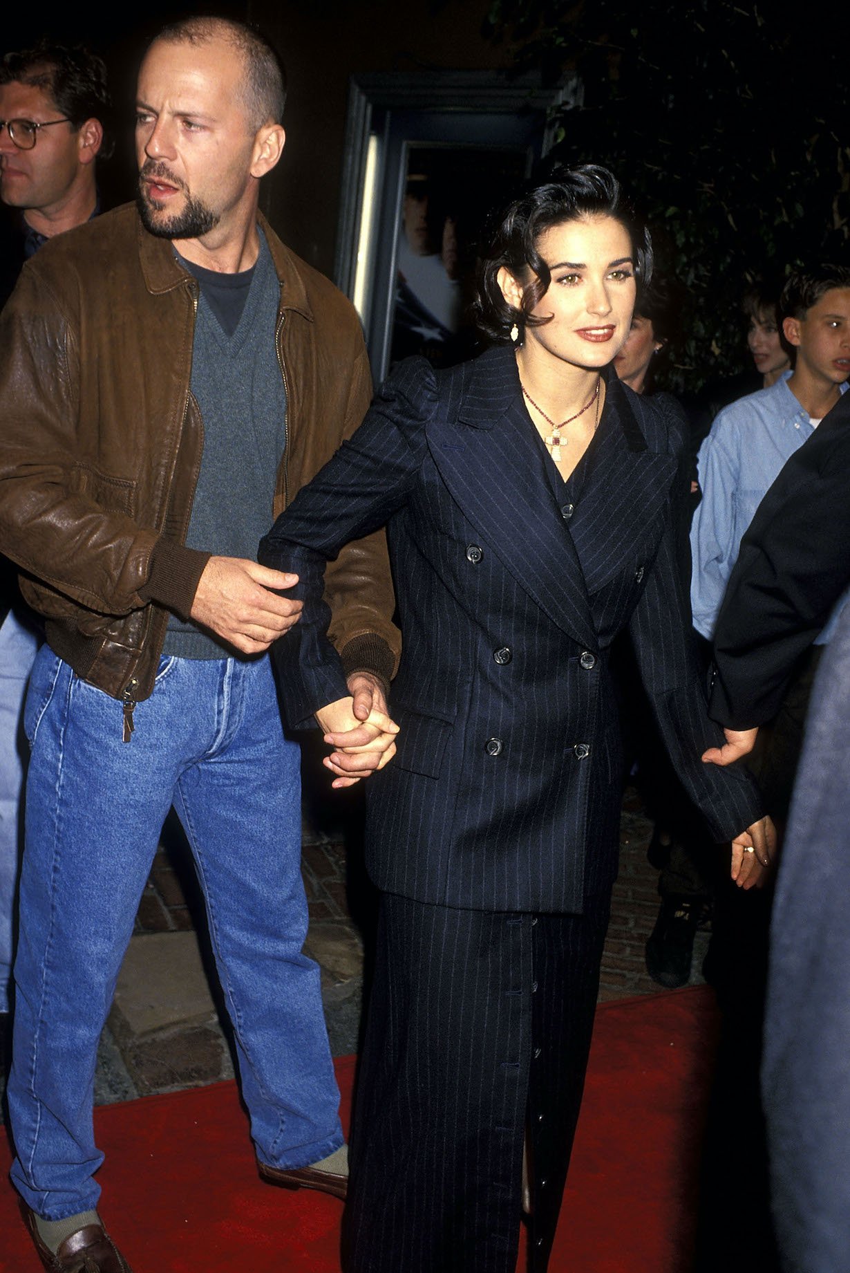 Bruce Willis and Demi Moore