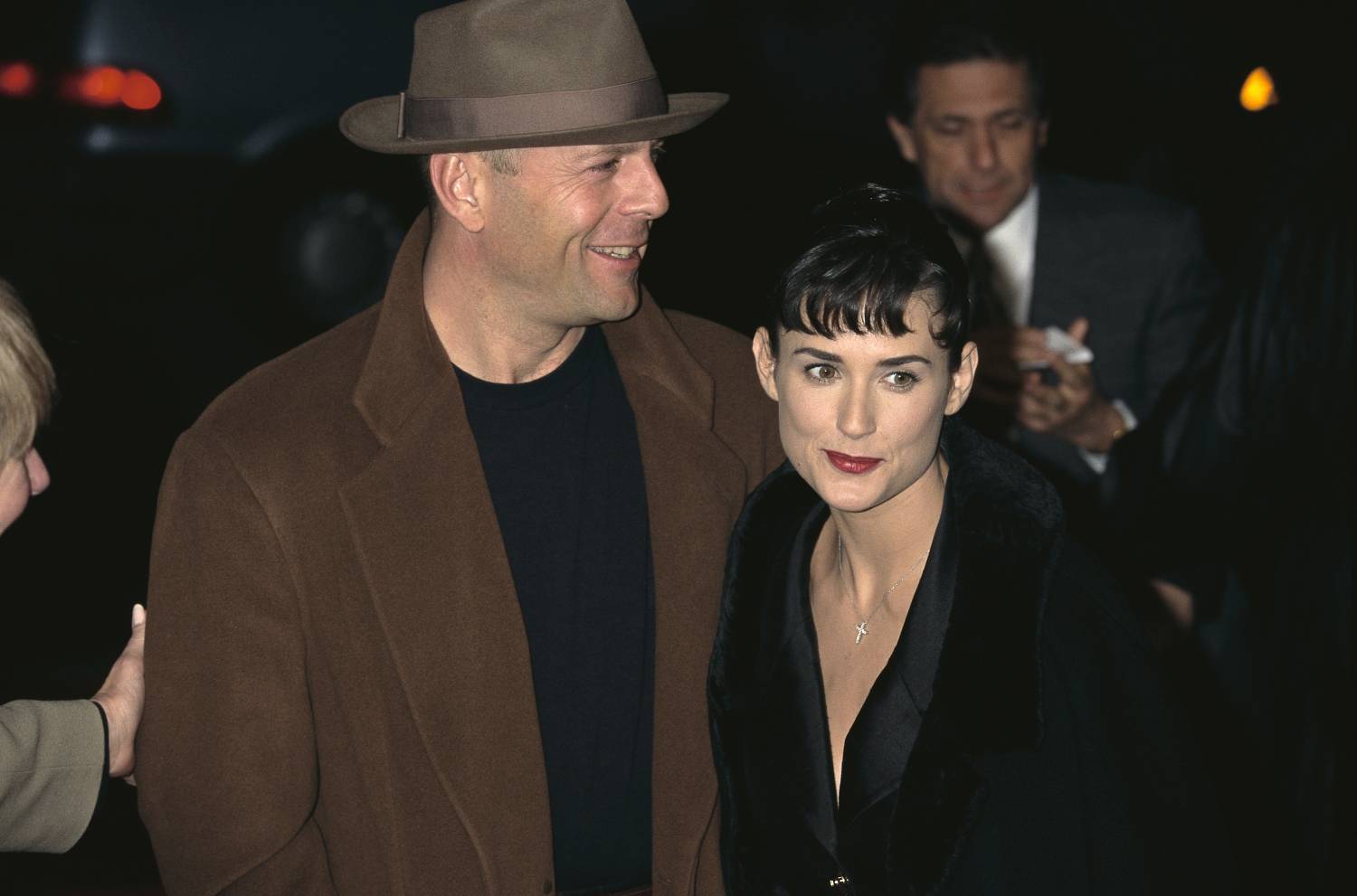 Demi Moore and Bruce Willis attend premiere for 'The Juror'