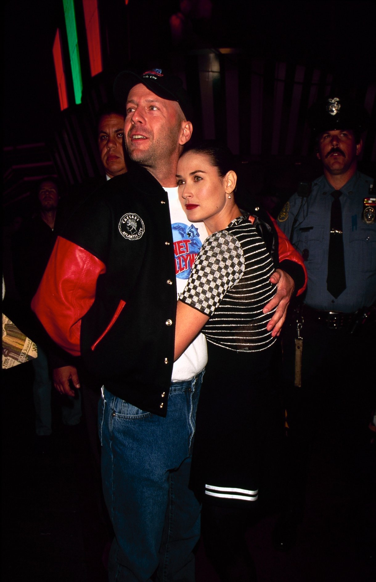 Demi Moore and Bruce Willis, circa 1995