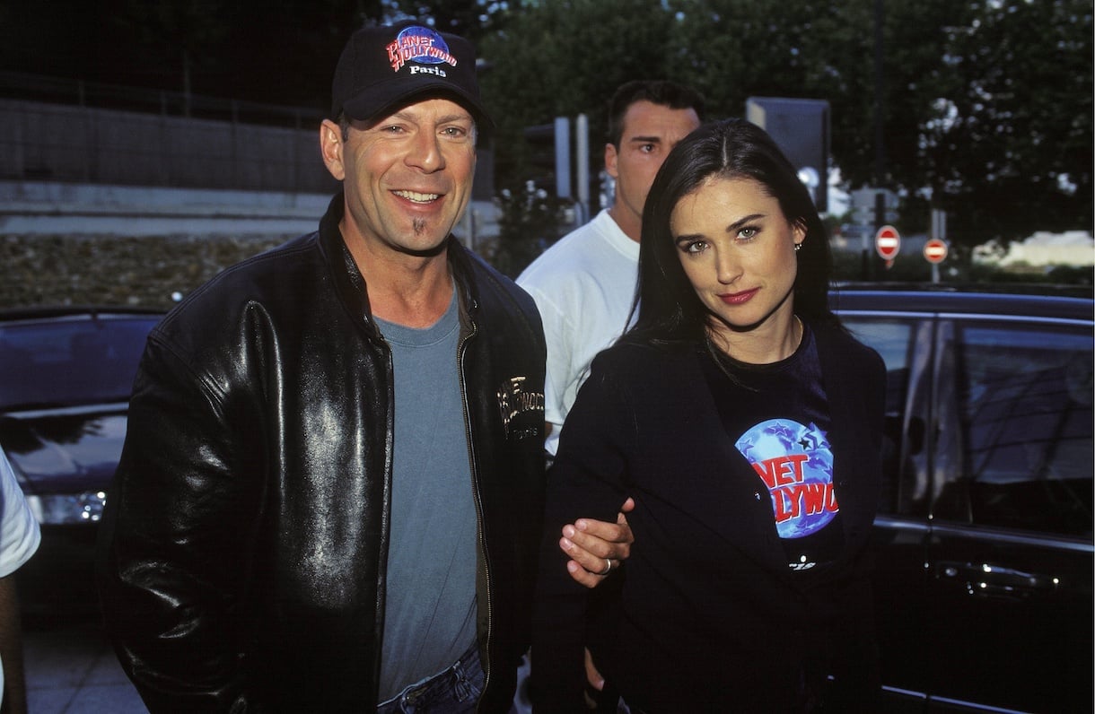 Bruce Willis and Demi Moore