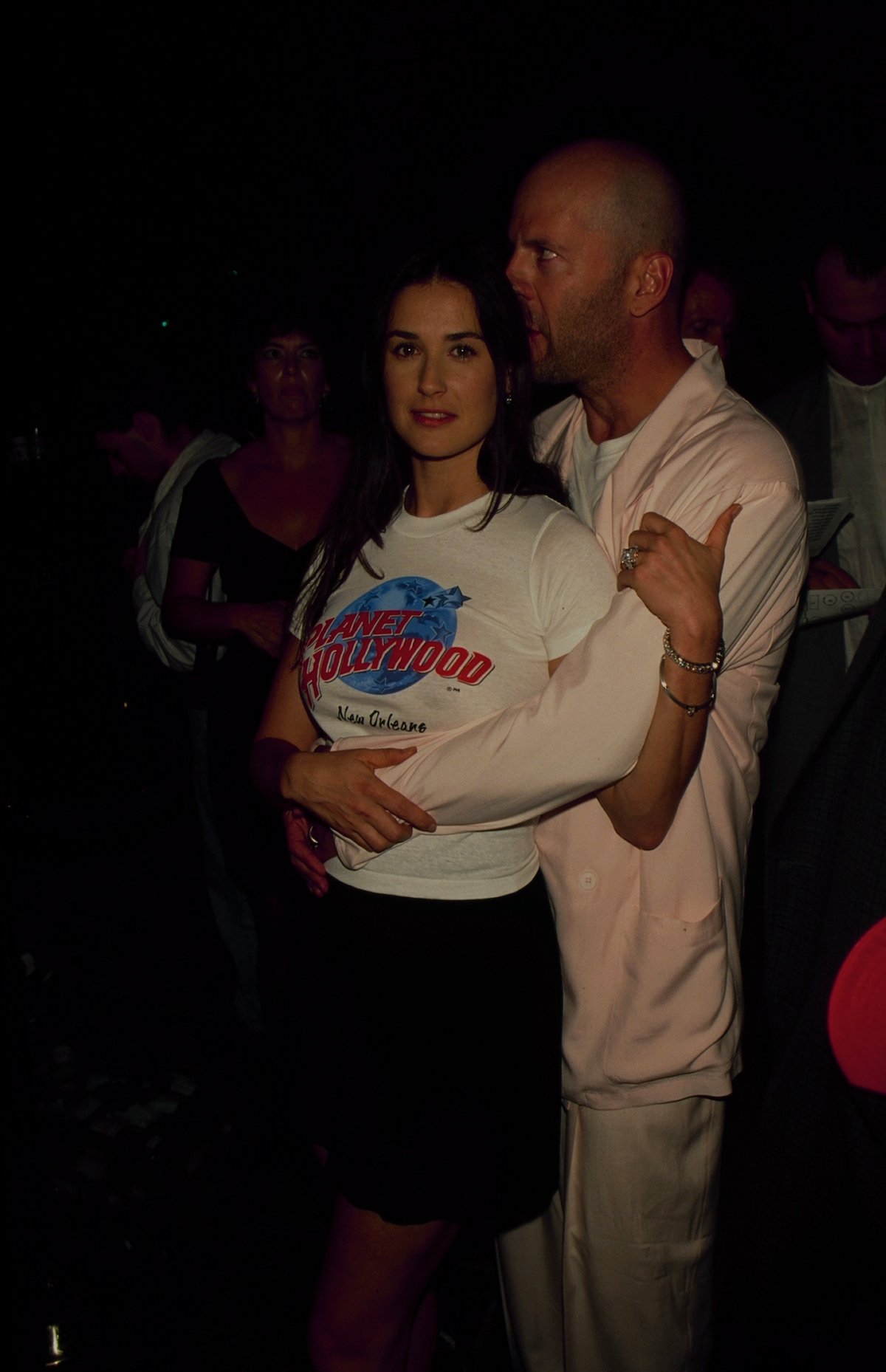 Demi Moore and Bruce Willis, circa 1995