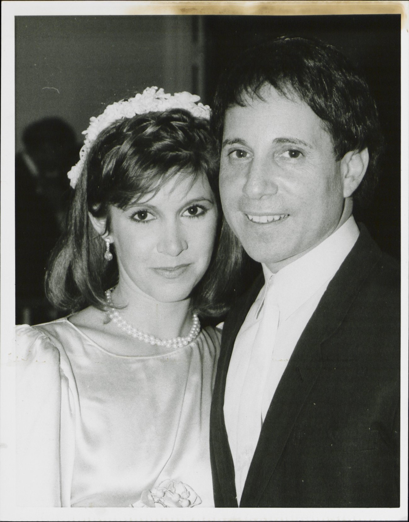 Carrie Fisher and Paul Simon 