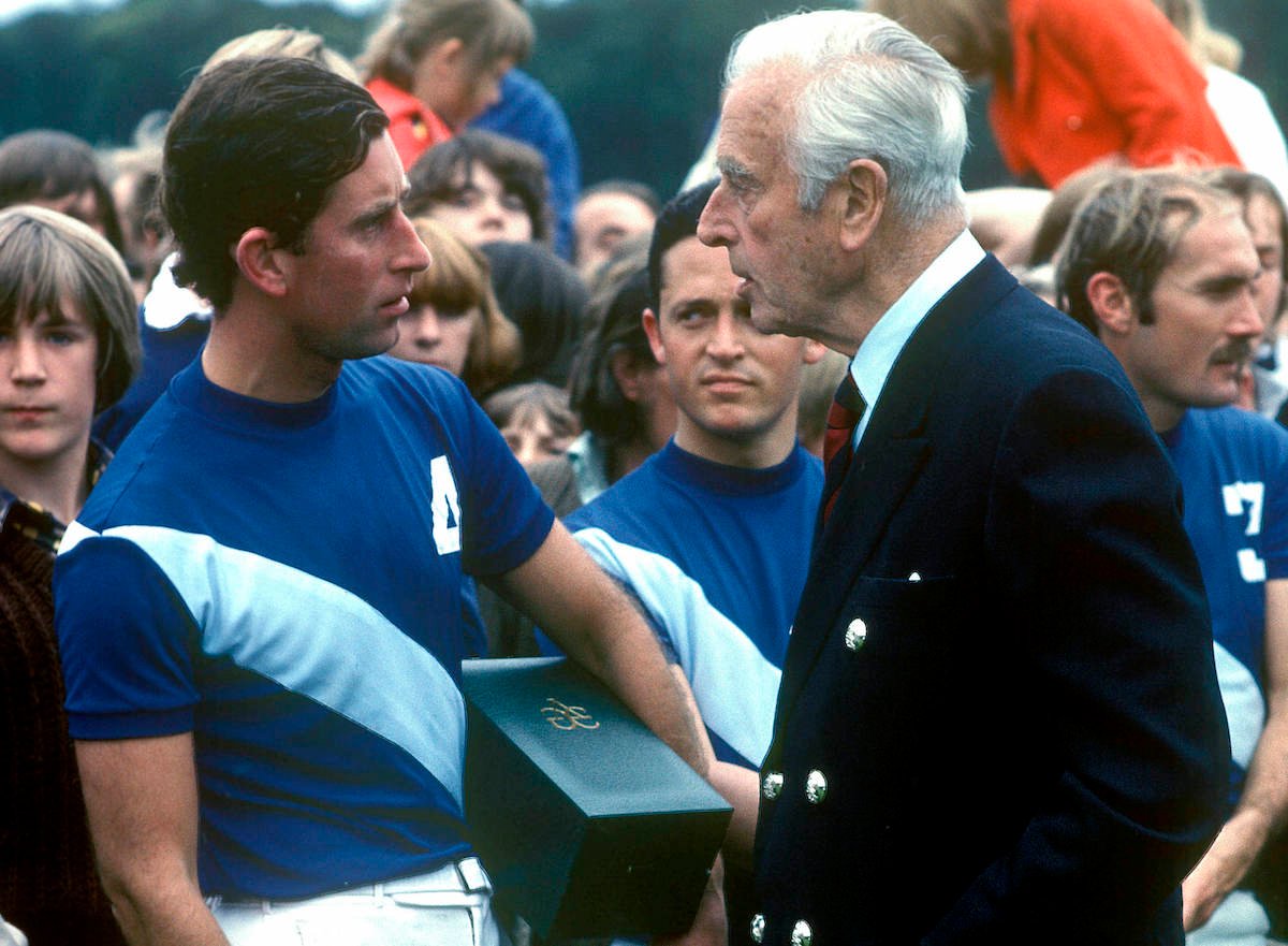 Prince Charles and Lord Louis Mountbatten at a polo match on July 1, 1979 | John Shelley Collection/Avalon/Getty Images