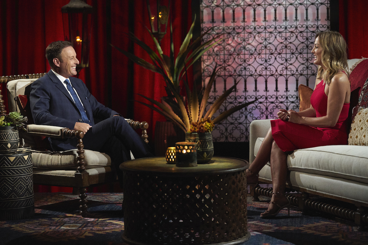 Chris Harrison and Clare Crawley on 'The Bachelorette'