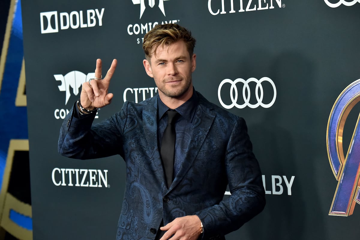 Chris Hemsworth at the 'Avengers: Endgame' world premiere