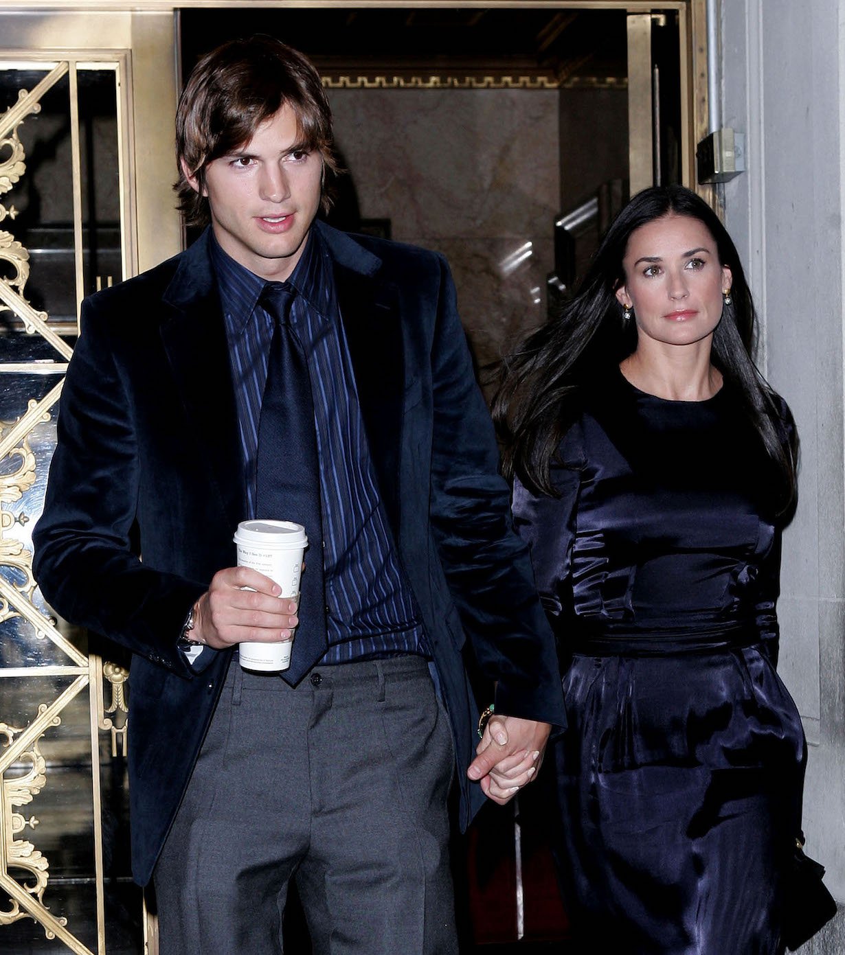 Ashton Kutcher and Demi Moore