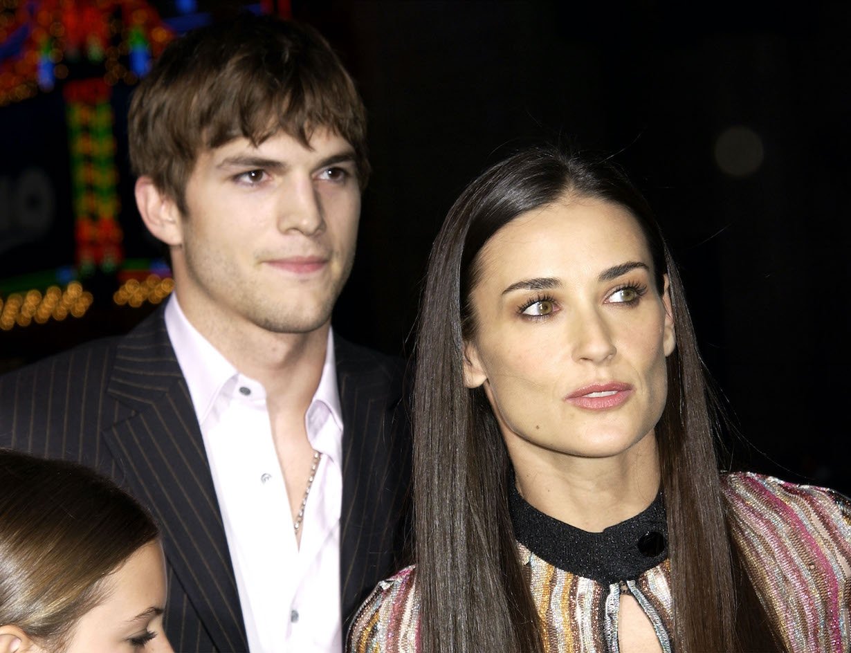 Ashton Kutcher and Demi Moore in 2003