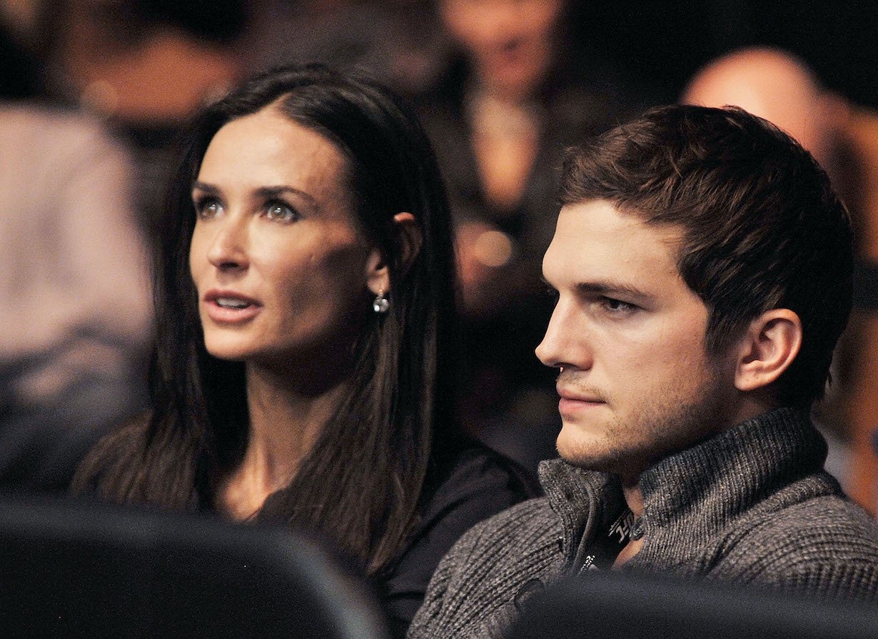 Demi Moore and actor Ashton Kutcher