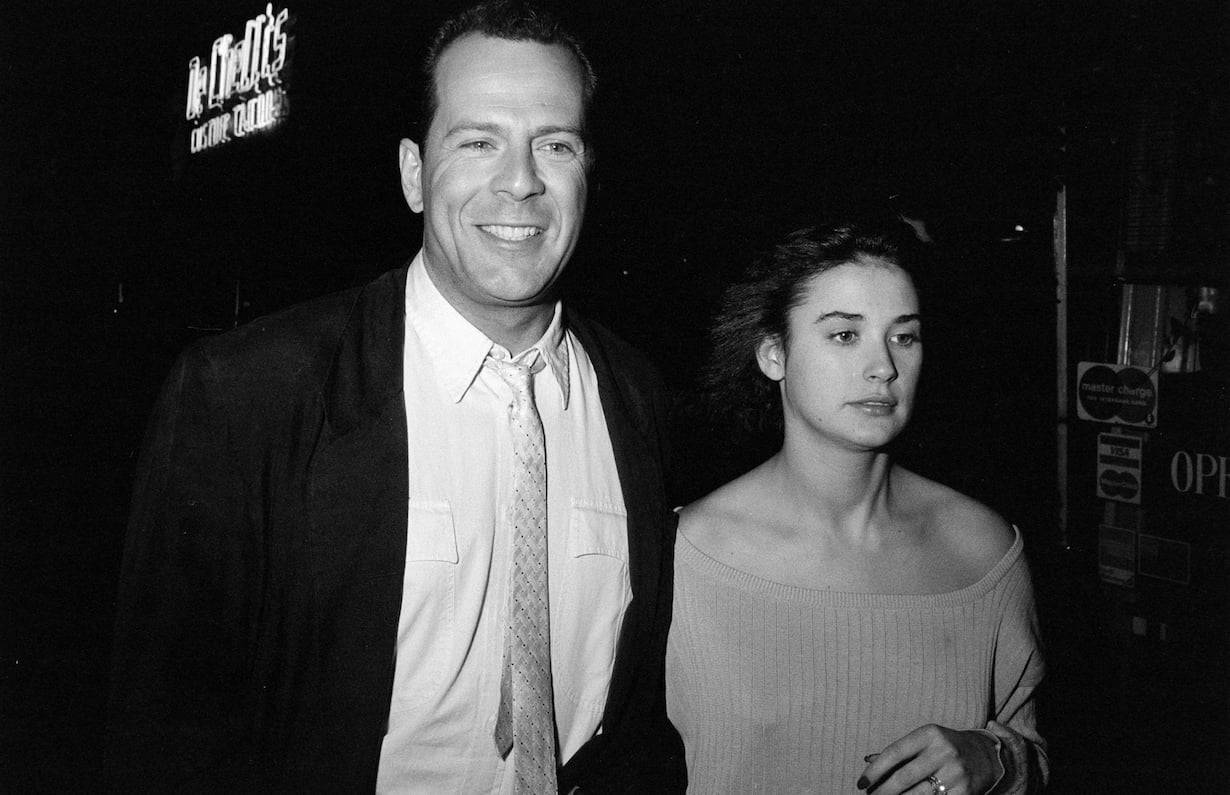 Bruce Willis and Demi Moore