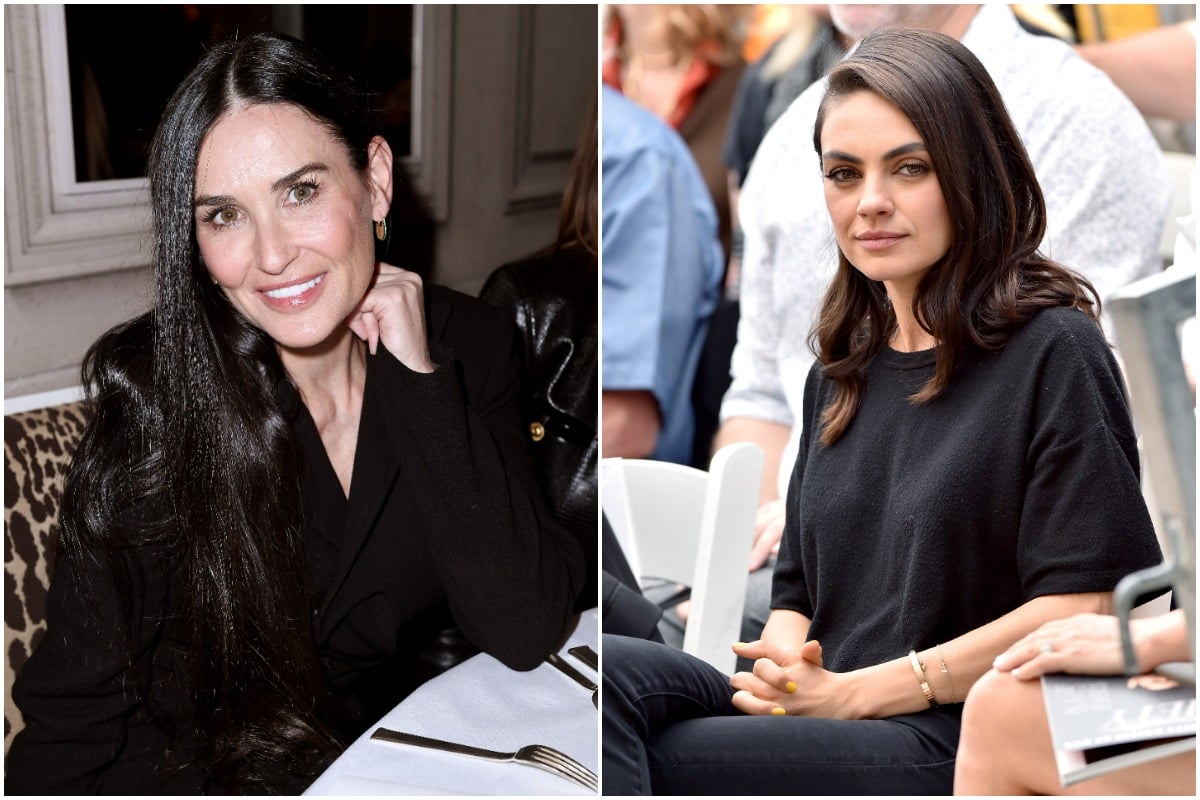 Demi Moore attends the Monot show as part of the Paris Fashion Week Womenswear Fall/Winter 2020/2021/ Mila Kunis attends the ceremony honoring Seth MacFarlane with Star on the Hollywood Walk of Fame on April 23, 2019 in Hollywood, California. on February 29, 2020 in Paris, France./