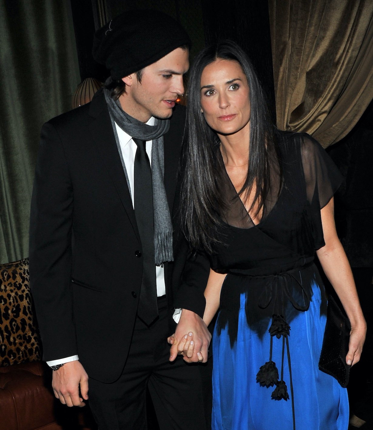 Ashton Kutcher and Demi Moore