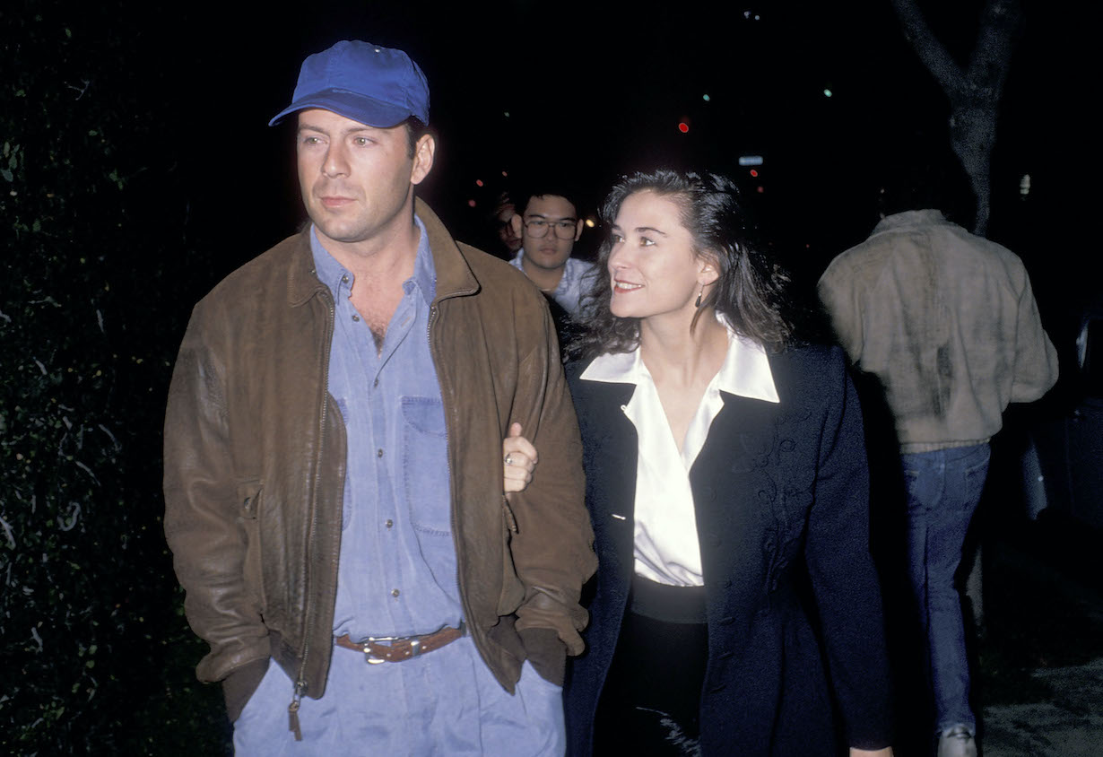 Bruce Willis and Demi Moore in 1988
