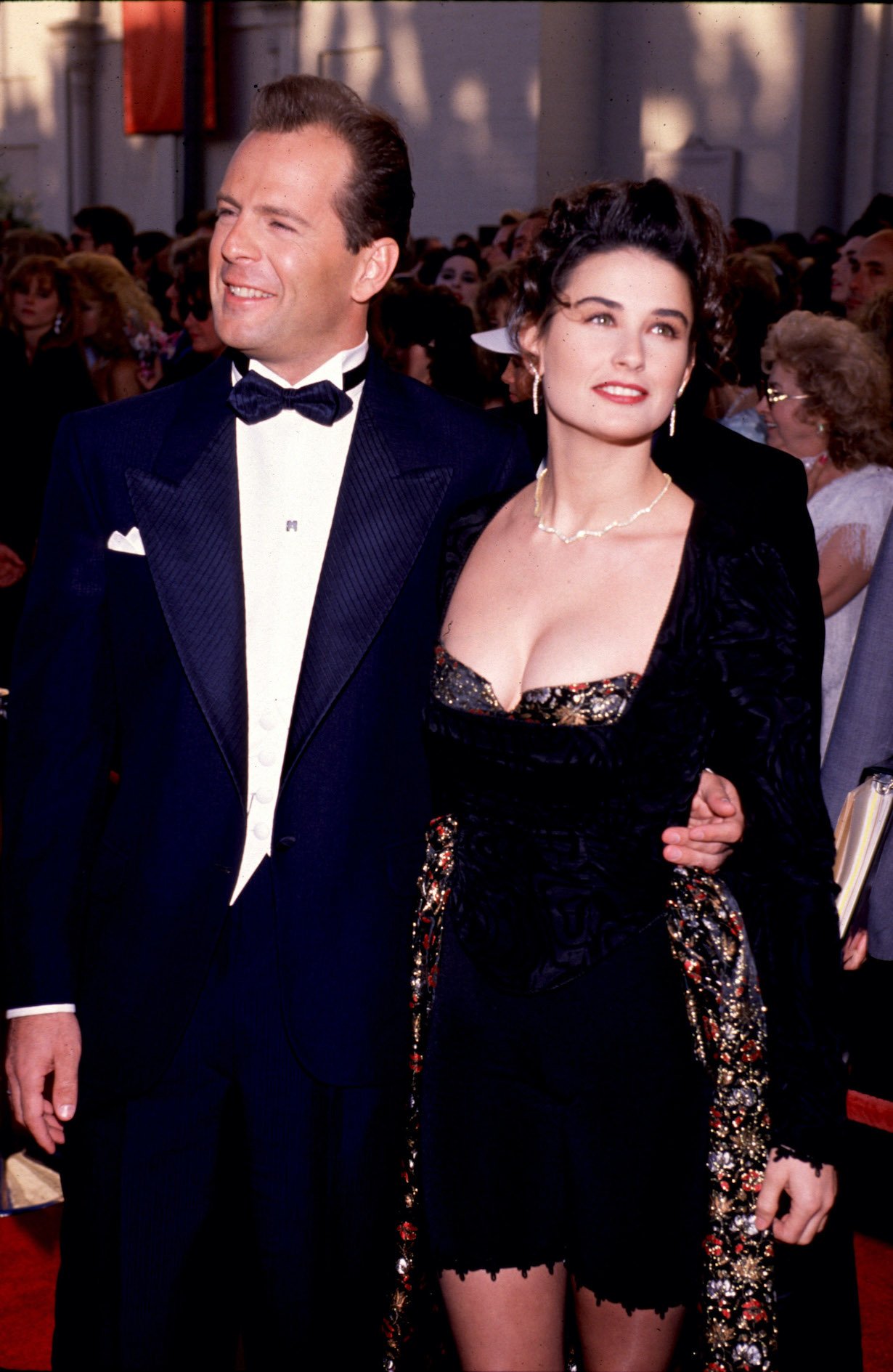 Bruce Willis & Demi Moore photographed at the Emmys