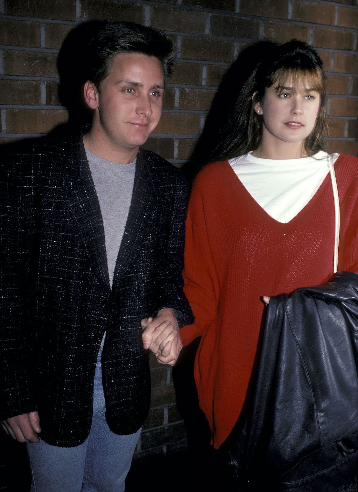 Emilio Estevez and Demi Moore in 1985