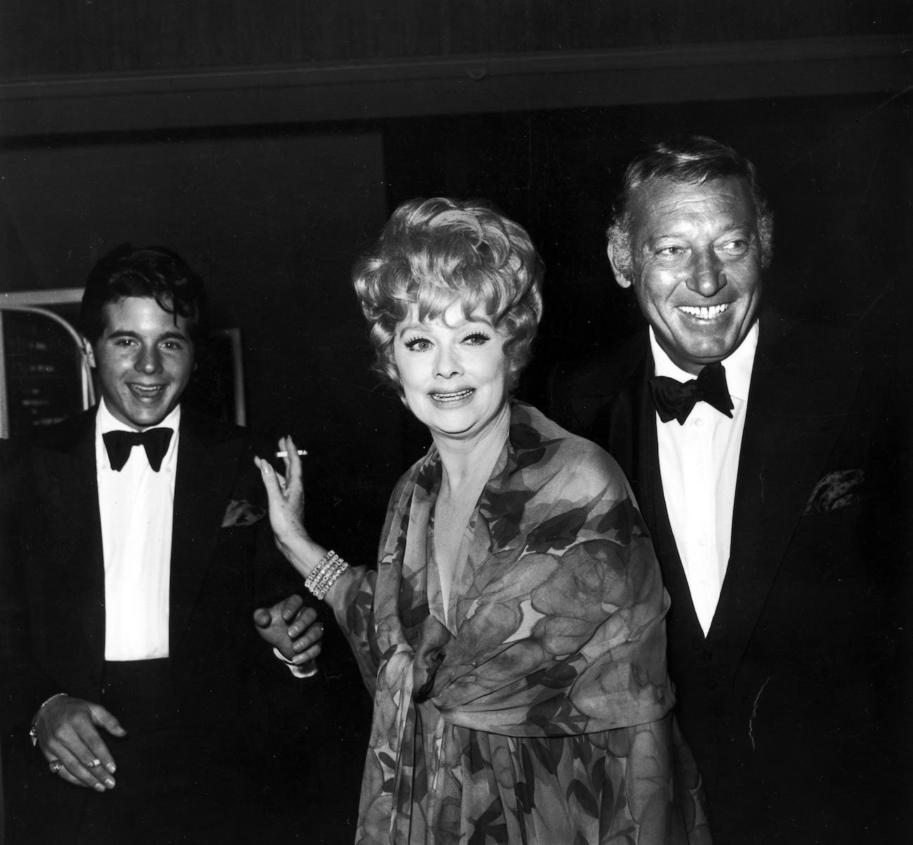 Desi Arnaz Jr., Lucille Ball and her husband Gary Morton