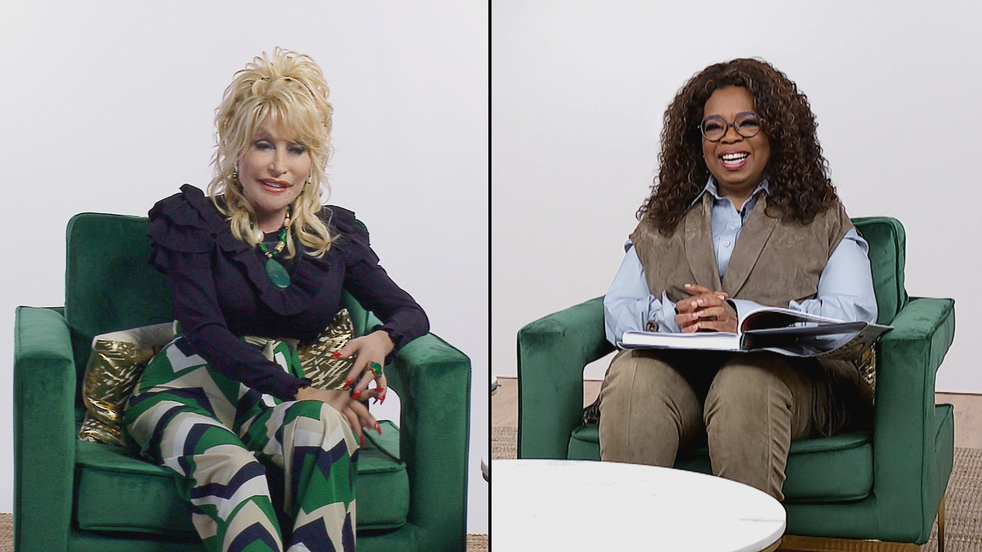 Oprah Winfrey and Dolly Parton